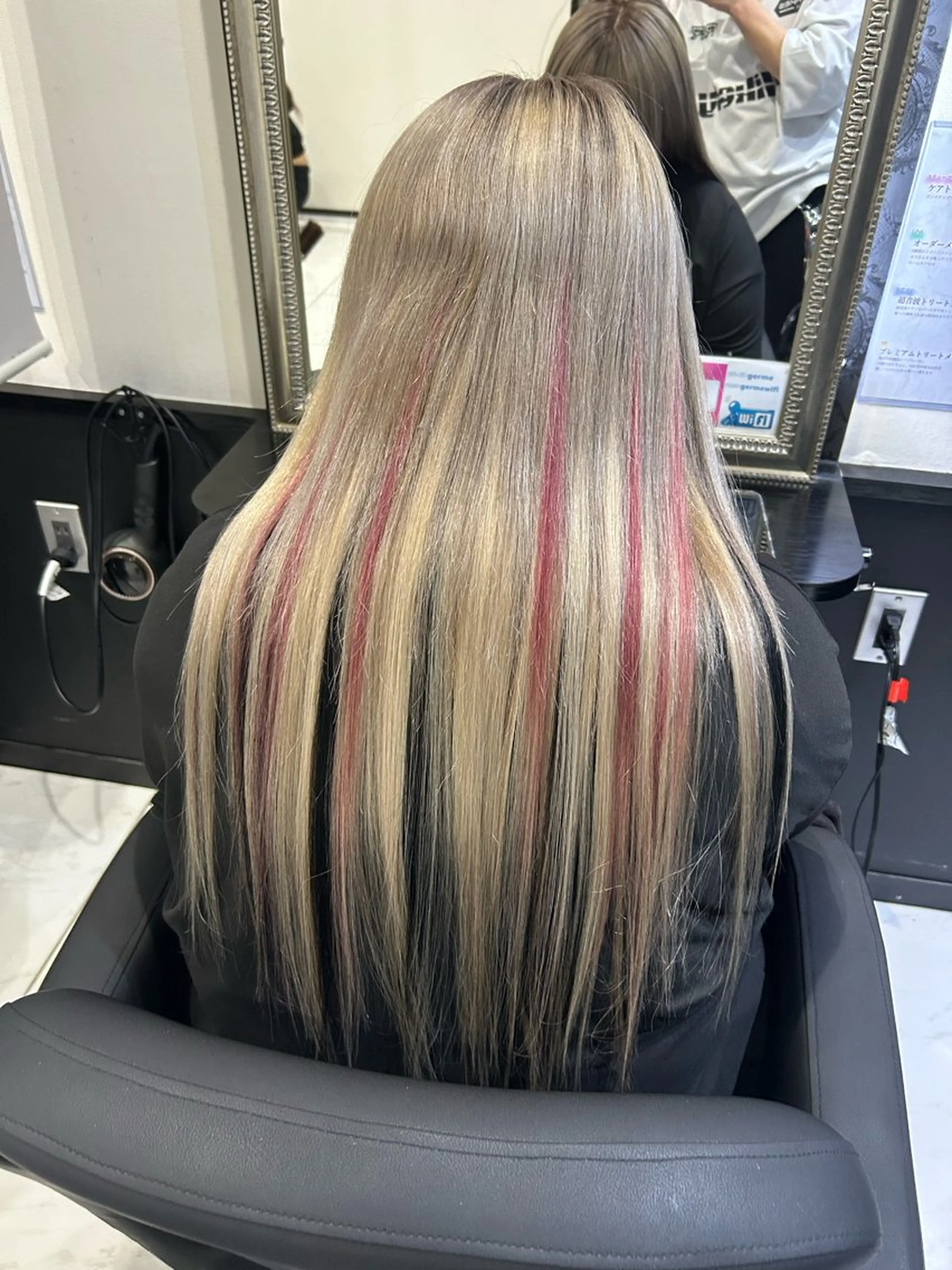 ロング プルエクステ エクステ 長田 麻友子のヘアスタイル