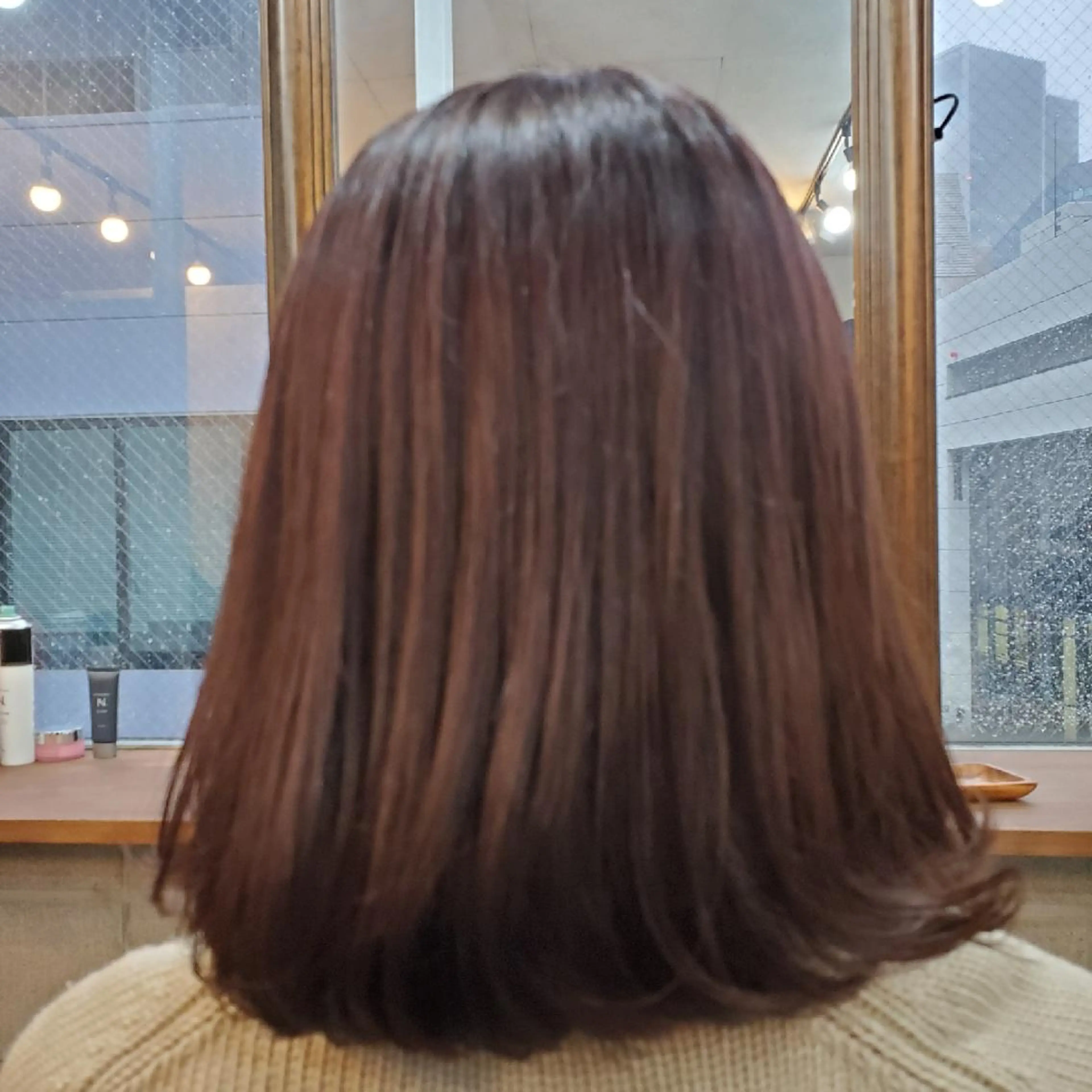 ミディアム カラー ラベンダーカラー S. ERIのヘアスタイル