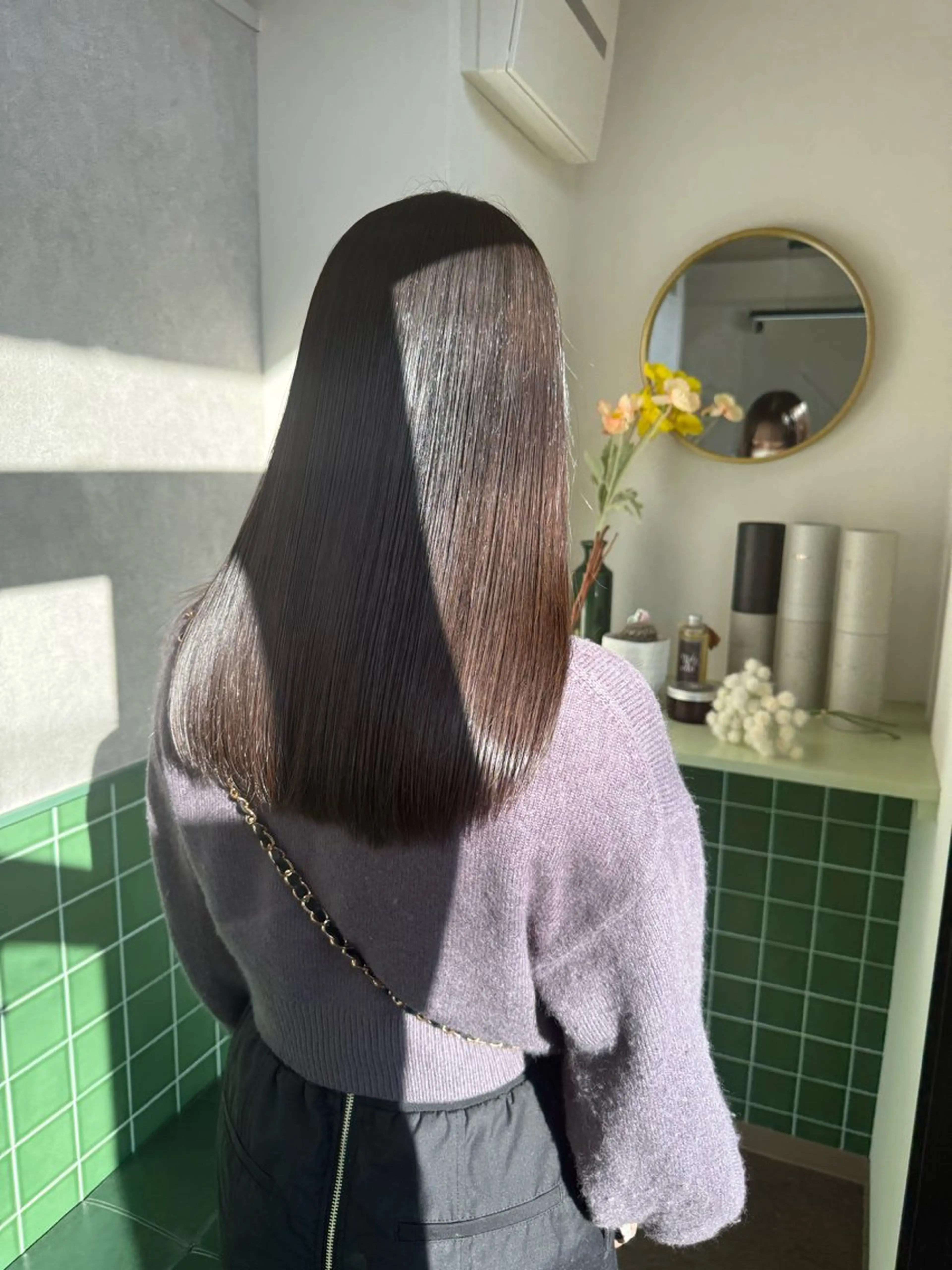 セミロング 髪質改善 4月期間限定 今だけクーポンありのヘアスタイル