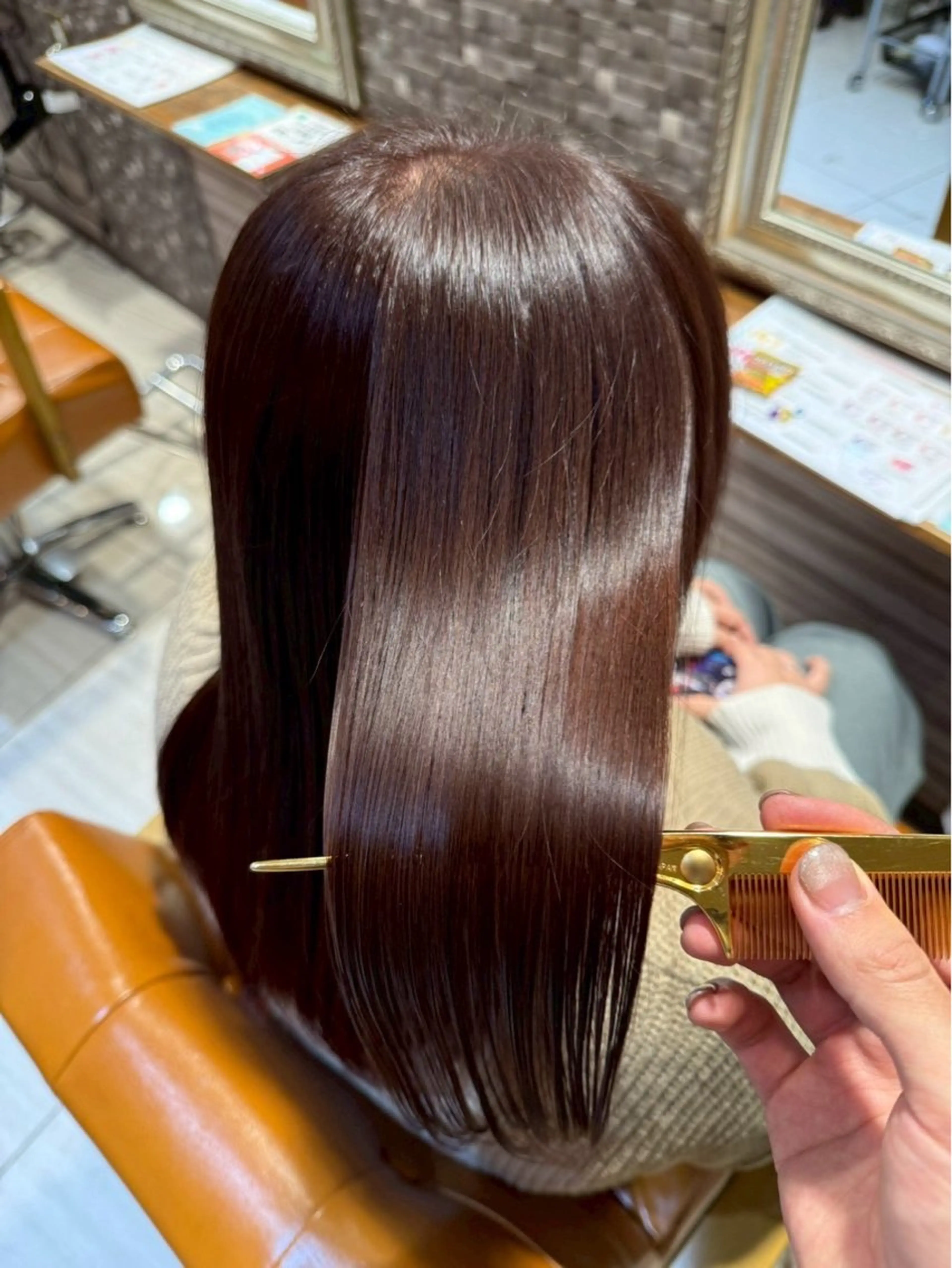 ◎Aujua5STEPハイクラストリートメントで内部補修×水分補給し柔らかくまとまる美髪へ  ハイトーン、ブリーチ毛に！の写真