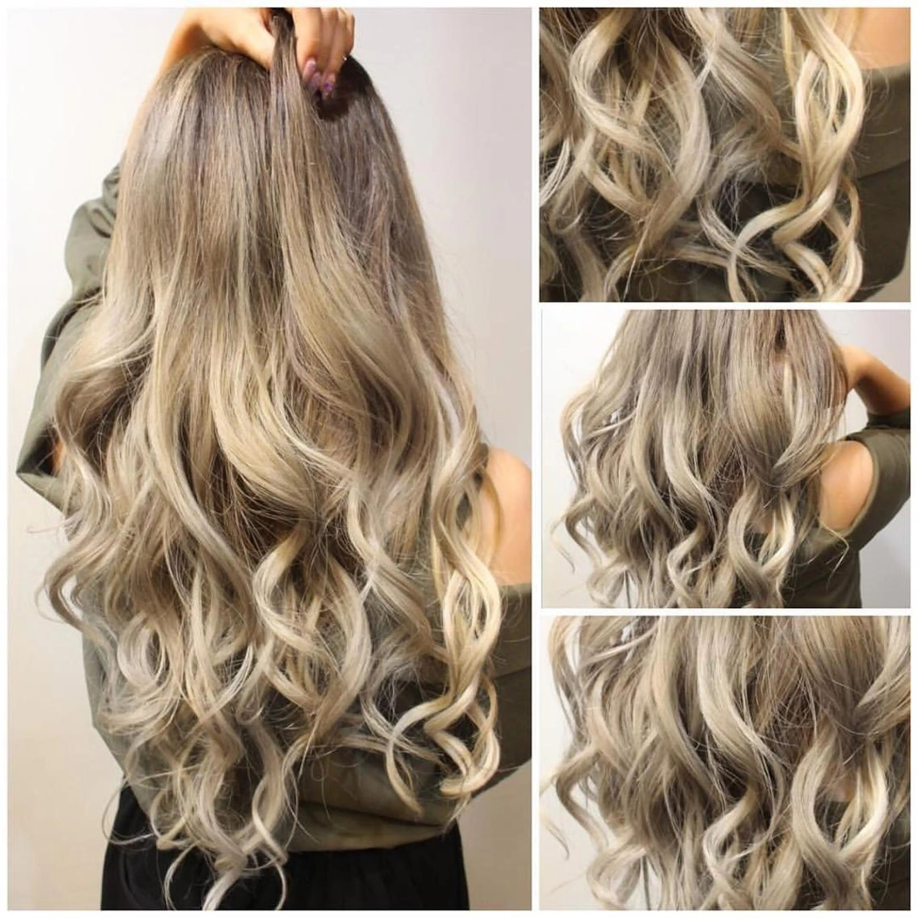 ロング カラー ヘアアレンジ ベージュカラー グラデーションカラー ヘアカラー トリートメント Shelltie Fiel (シェルティフィエル)所属・次世代シールエクステ 錦糸町 小泉 朋之のヘアスタイル