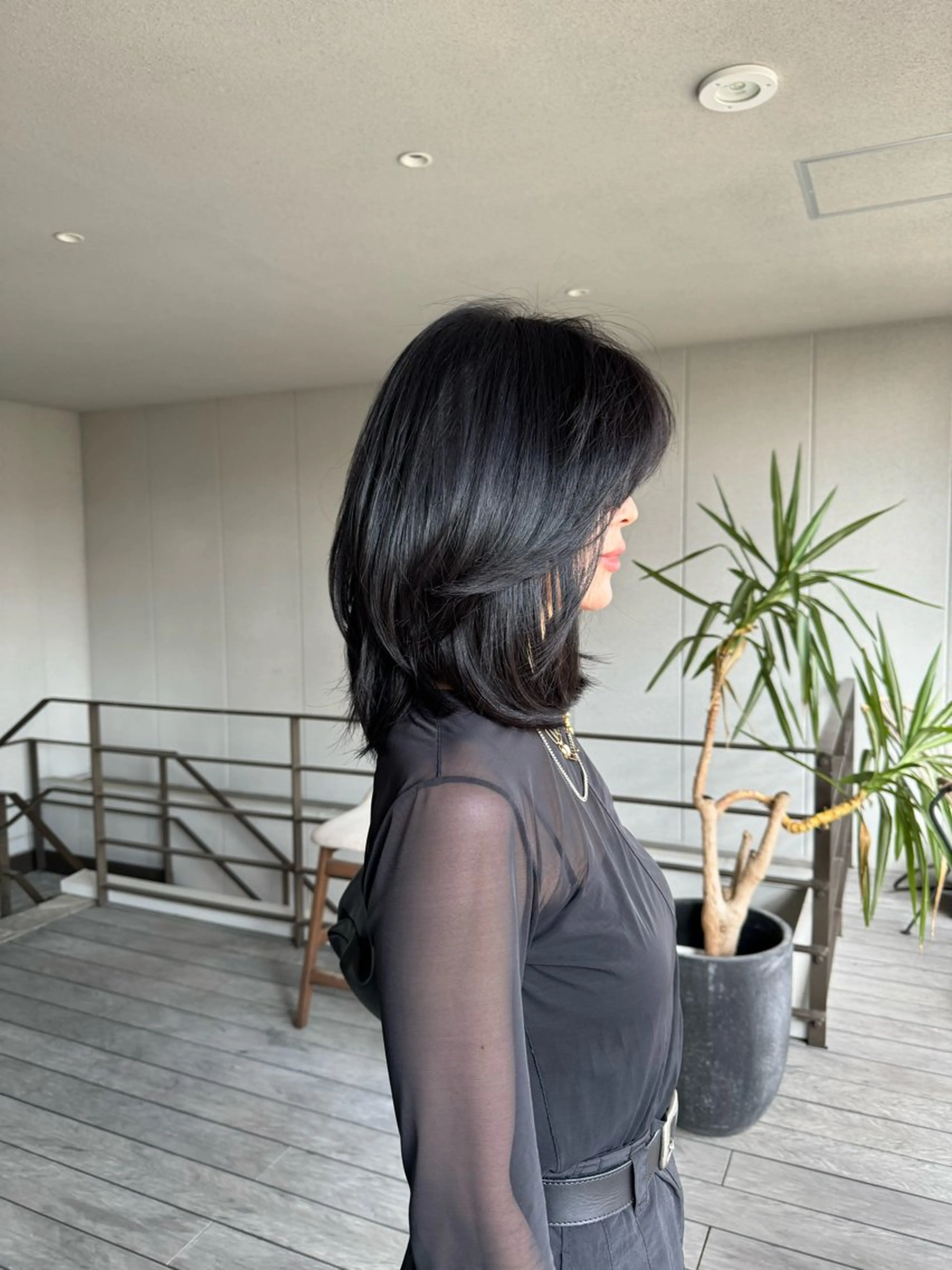 ミディアム 海外レイヤー鯉渕 【海外風メンズも◎】のヘアスタイル