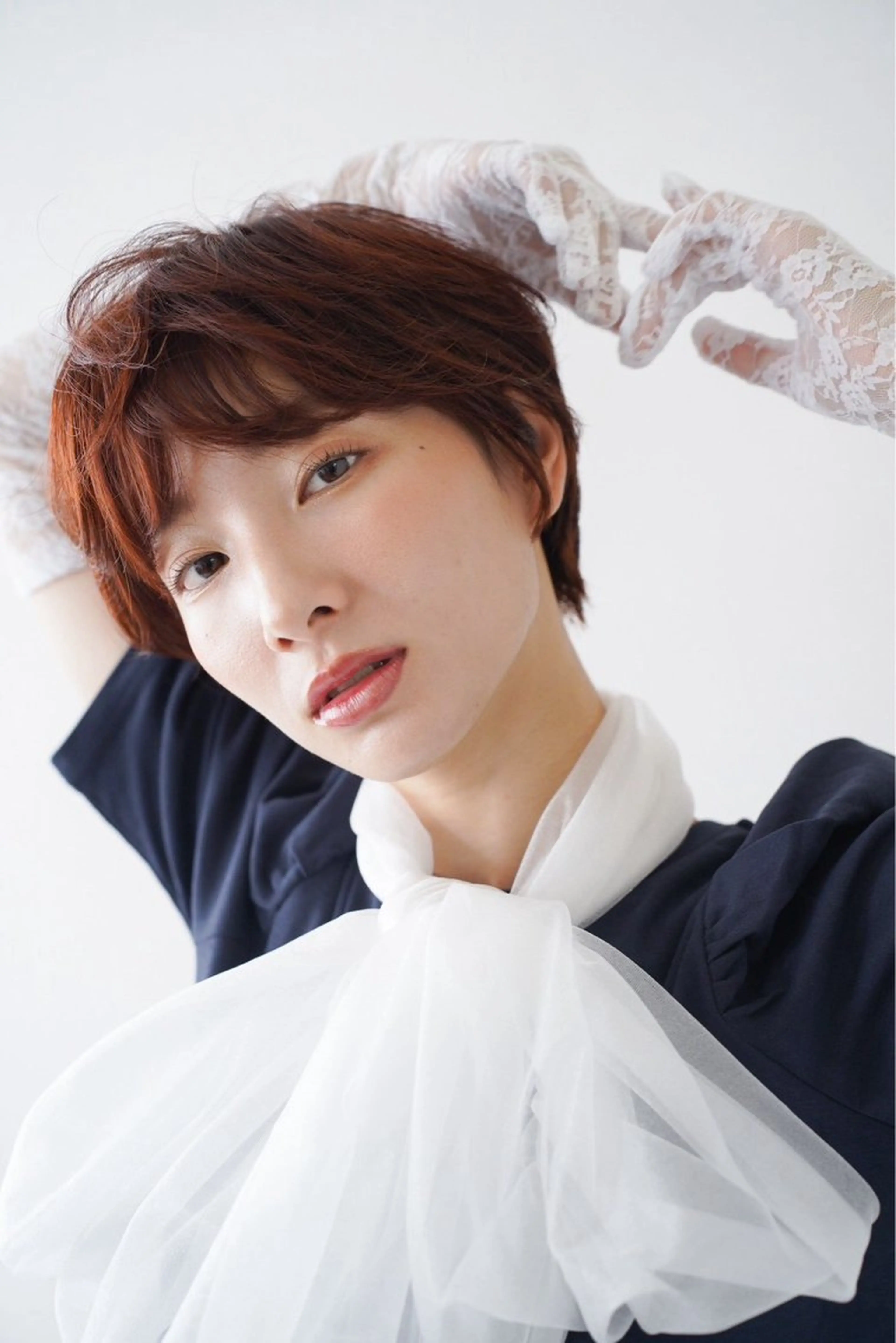 ショート カラー ヘアアレンジ カット ヘアカラー 🍓艶髪/艶カラー しんたに🌈のヘアスタイル