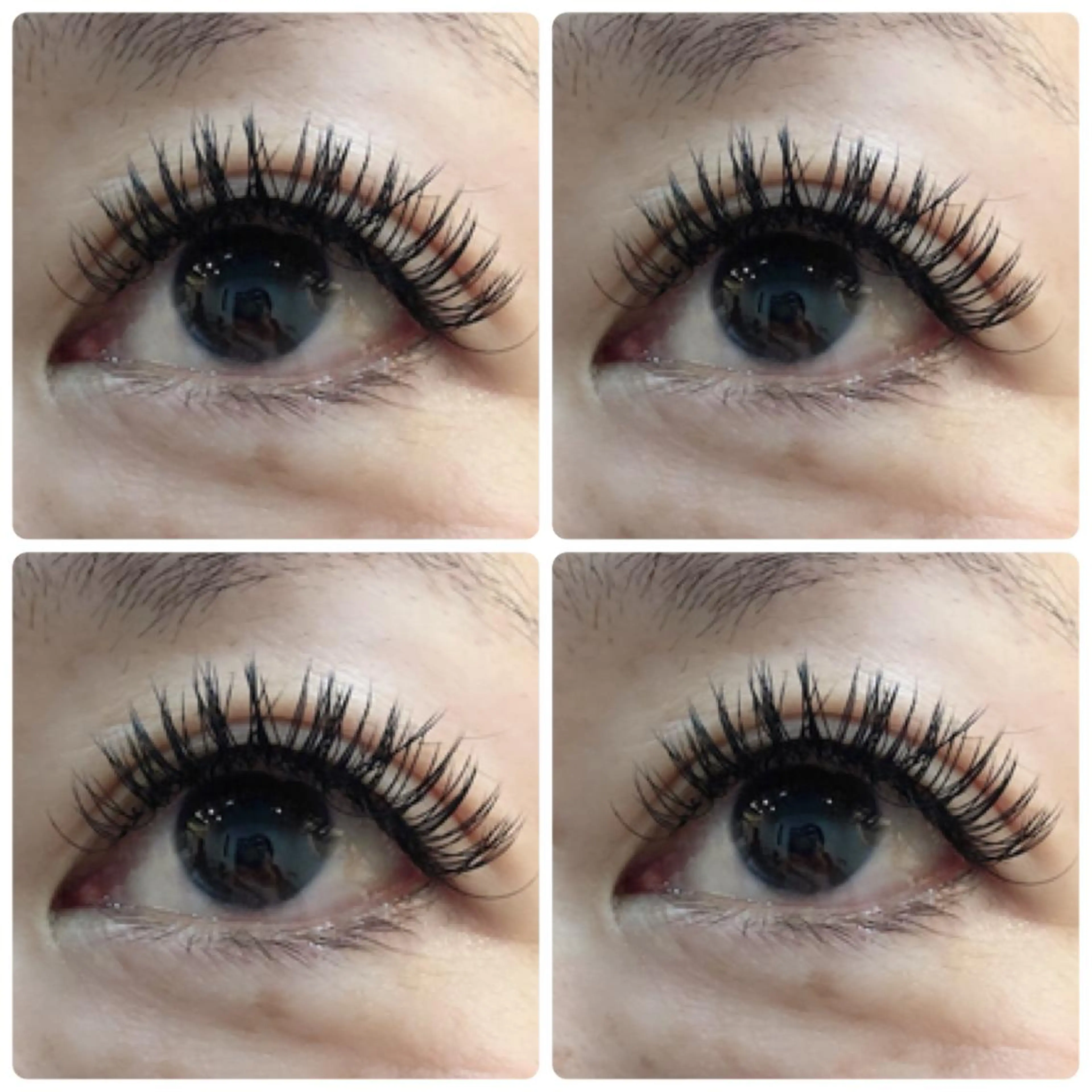 マツエク・マツパ Dカール フラットラッシュ aya s.のマツエク・マツパデザイン