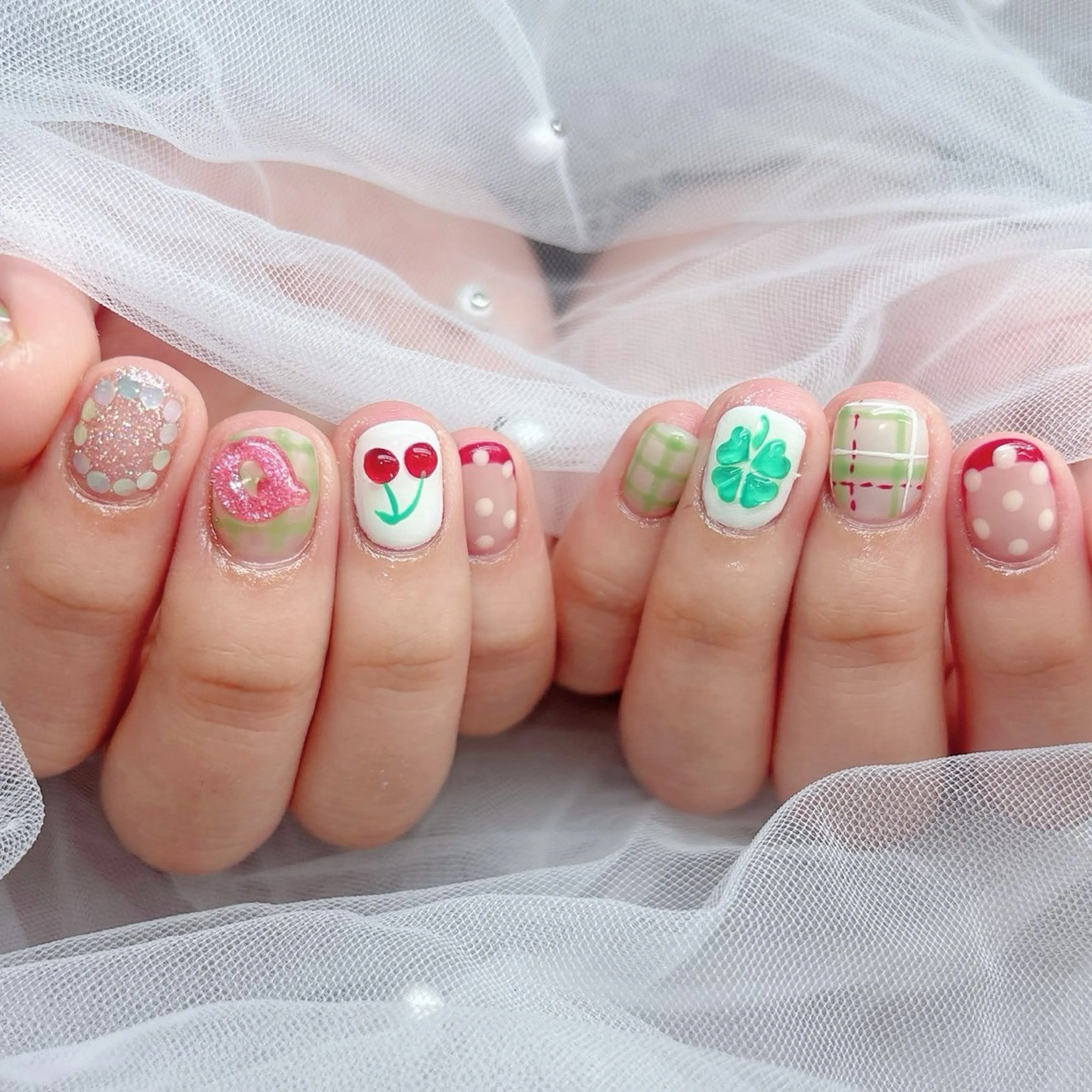 ネイル アートネイル 春ネイル ハンドネイル ハンドケア Epokku ネイルサロンのネイルデザイン