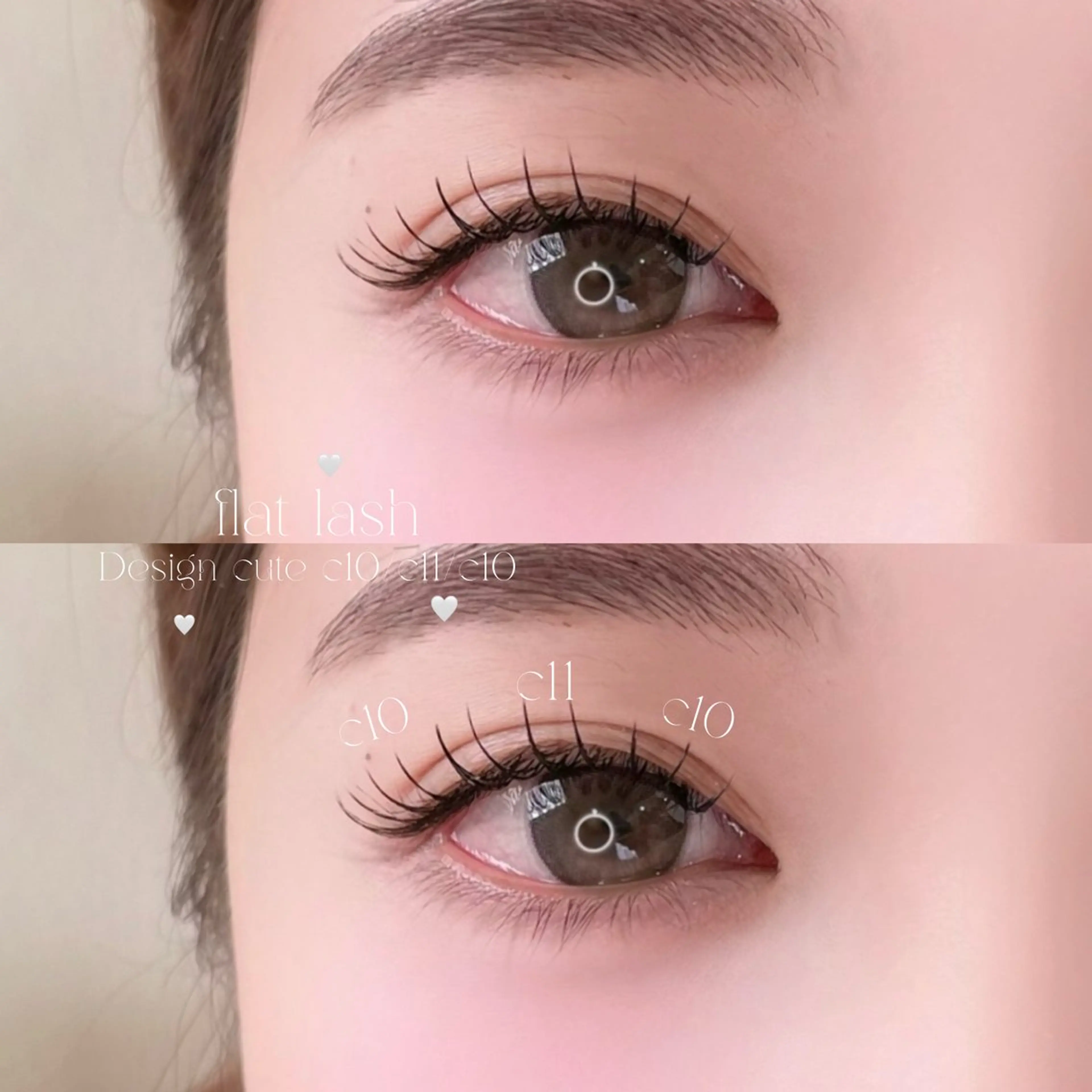 マツエク・マツパ フラットラッシュ マツエク beautiful me sao˖·⟡のマツエク・マツパデザイン