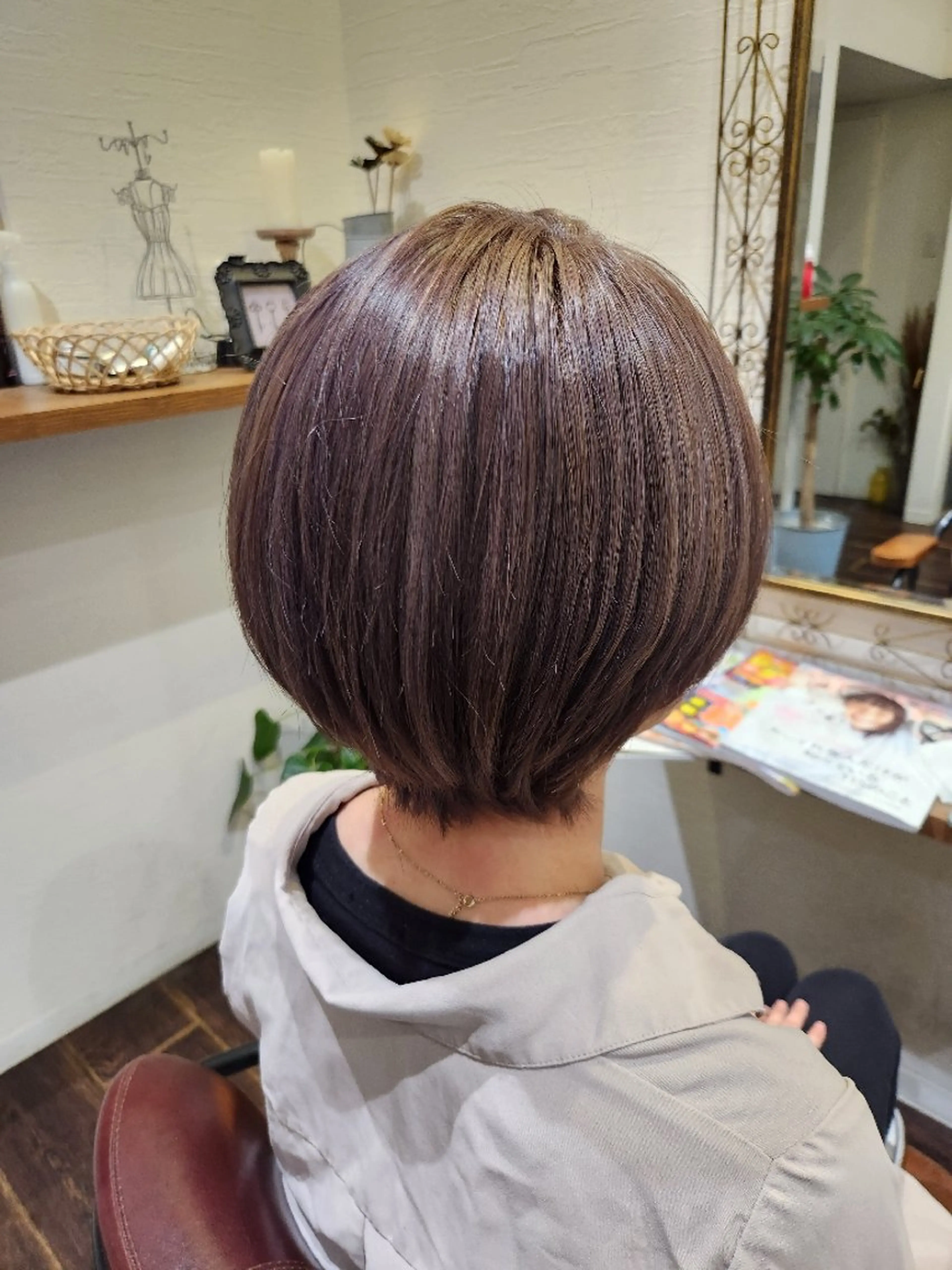 ショート ショートボブ ボブ ショートヘア カット パーマ 阪本 俊のヘアスタイル