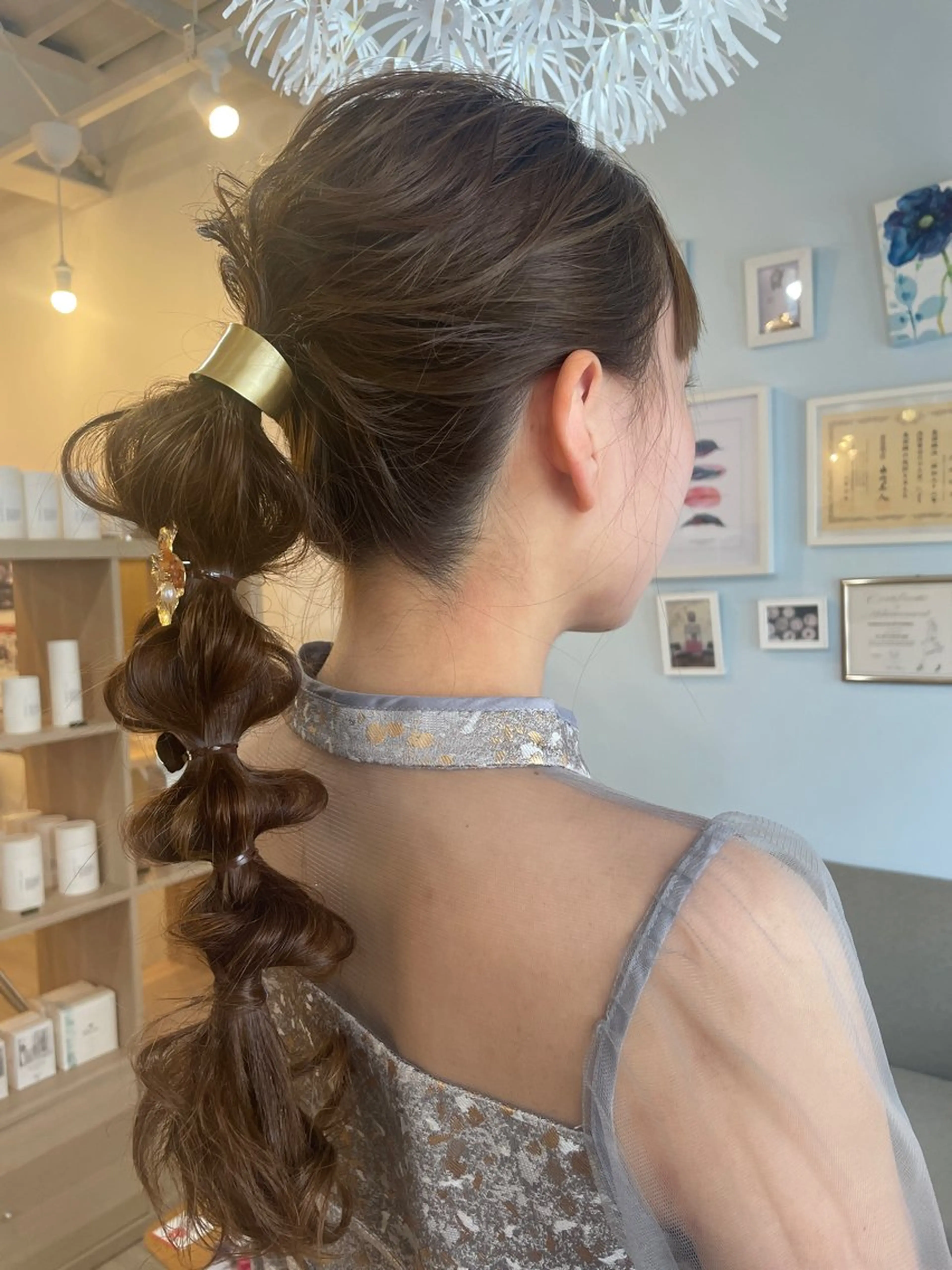 ロング ヘアセット Merci　山﨑 ふみのマツエク・マツパデザイン