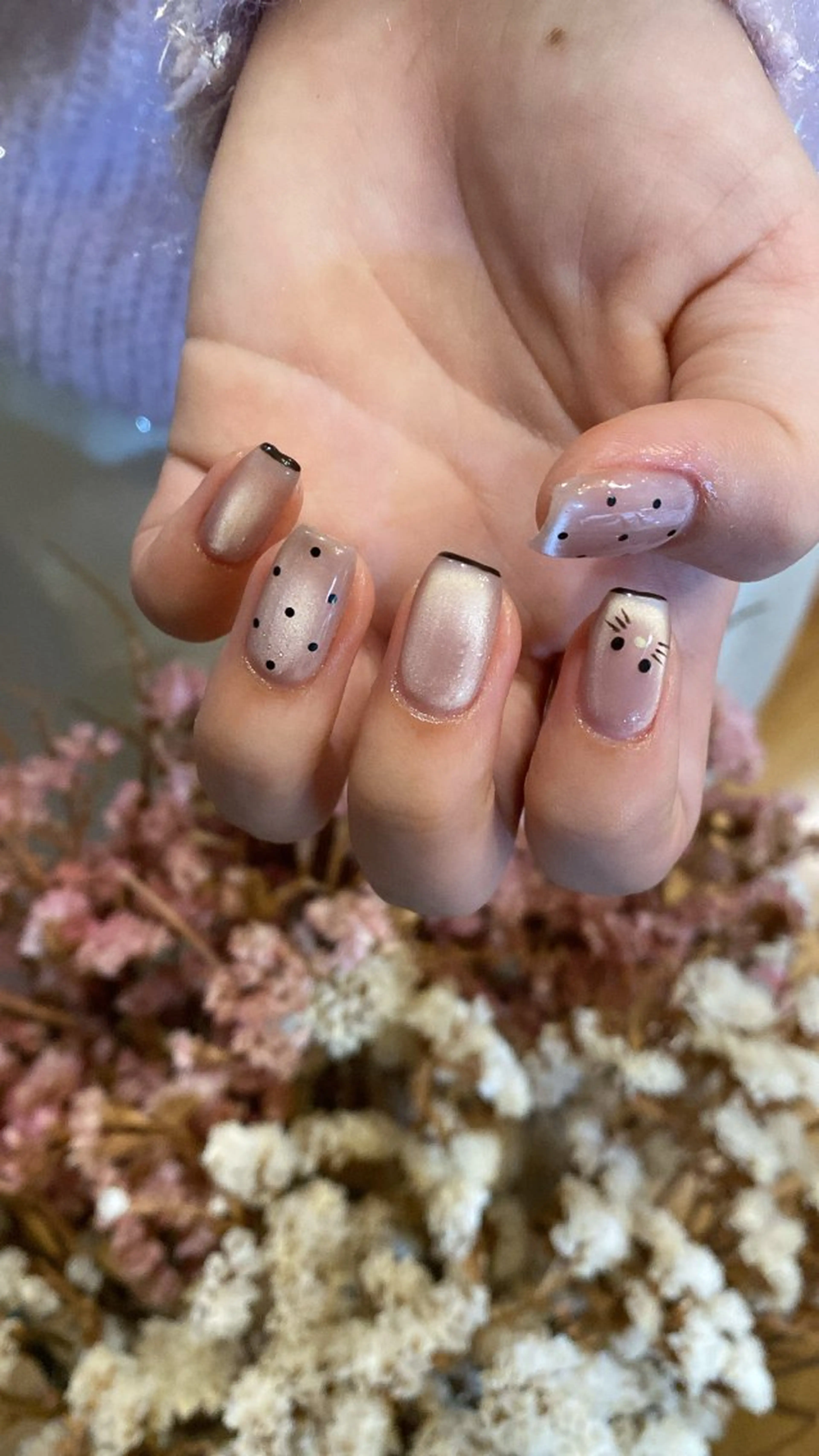 ネイル ハンドネイル crystal ⭐︎ colorのネイルデザイン