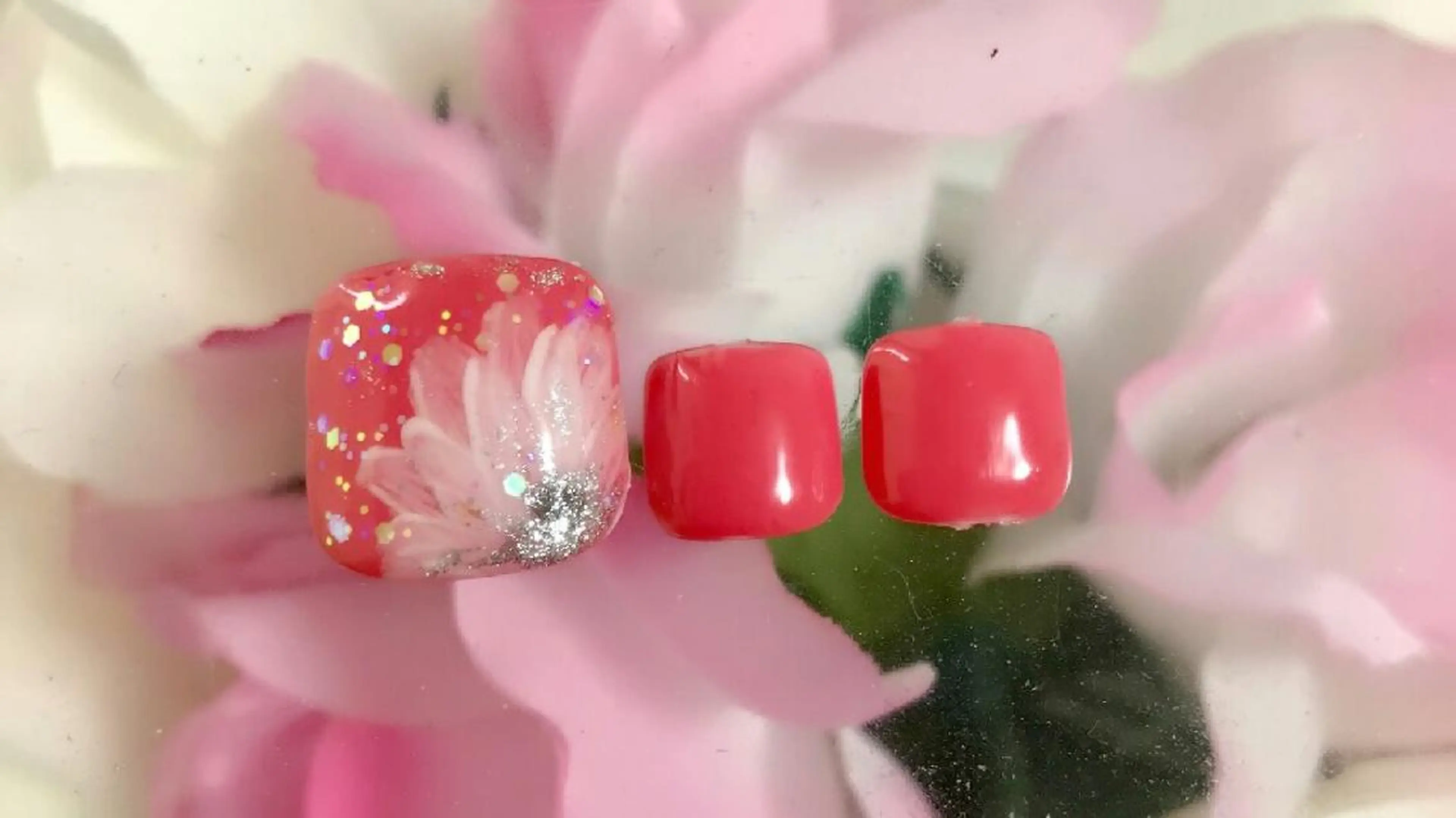ネイル アートネイル フラワーネイル nail salon ipuniのネイルデザイン