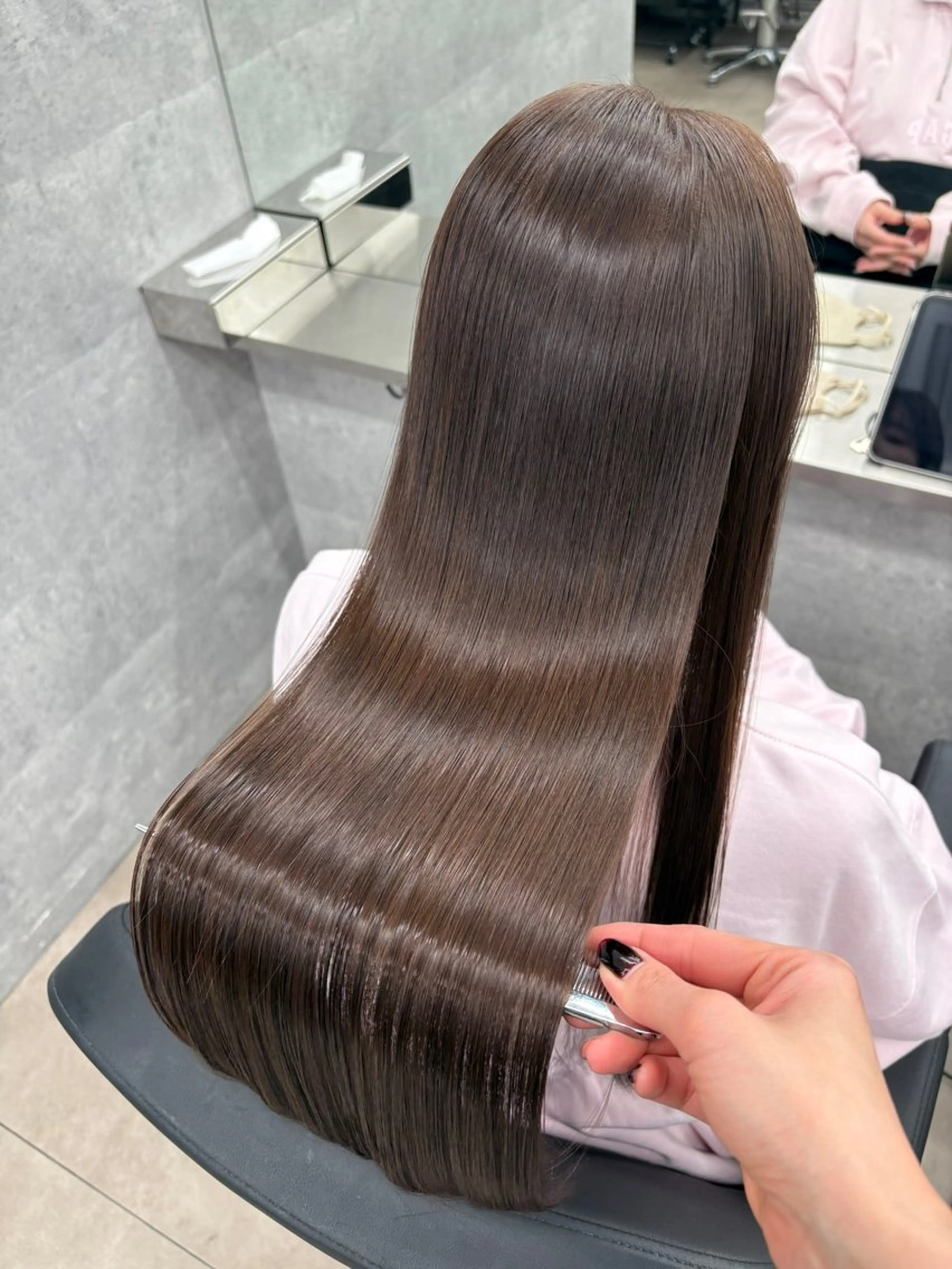 ロング カラー 髪質改善/ﾚｲﾔｰ ｶｯﾄ/店長/原島のヘアスタイル