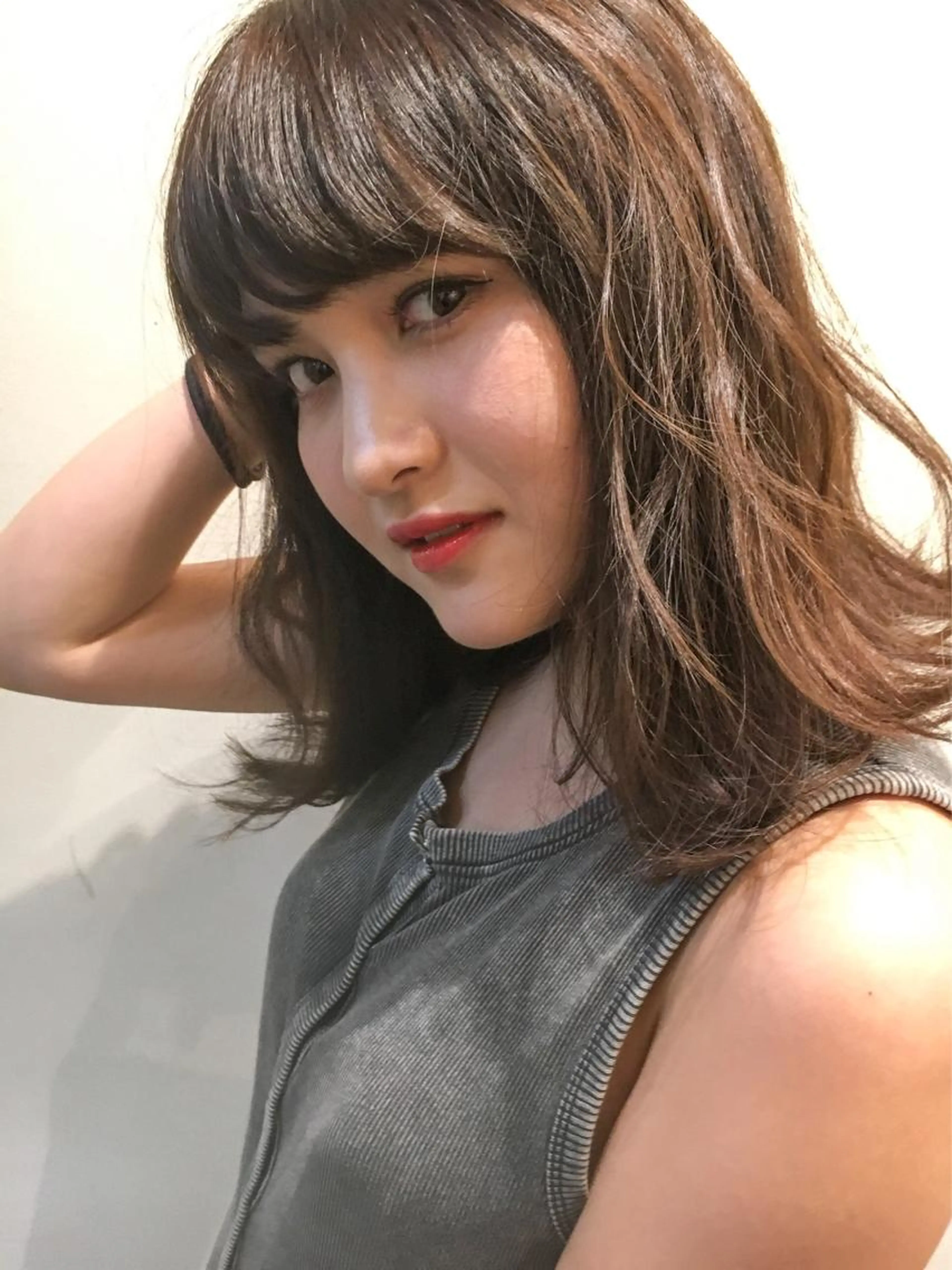 【平日限定メニュー】カット+高濃度炭酸ホイップスパシャンプー+極艶カラー+ダメージケアトリートメント♪の写真