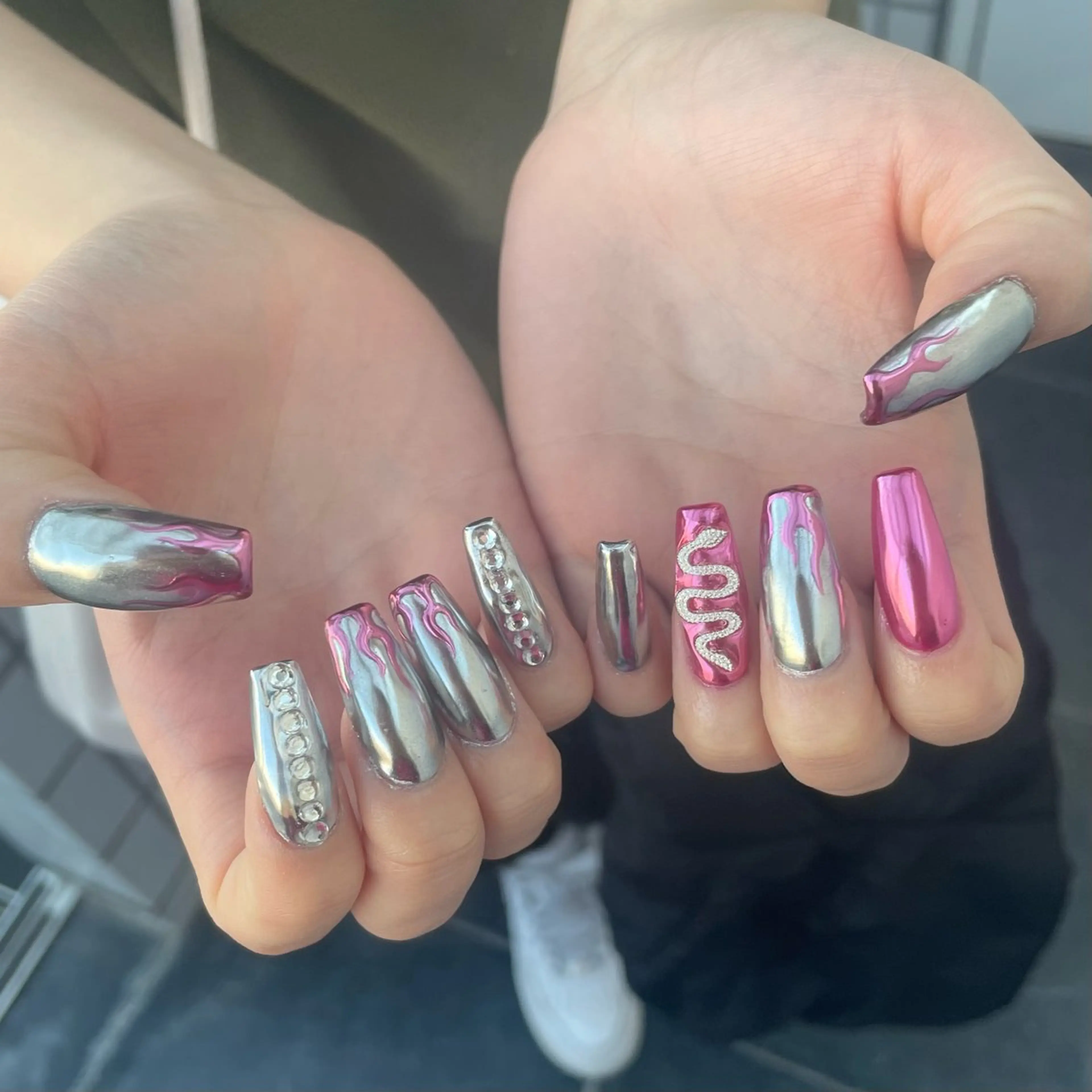 ネイル アートネイル スカルプネイル Nail ヌシん家 AKANEのネイルデザイン