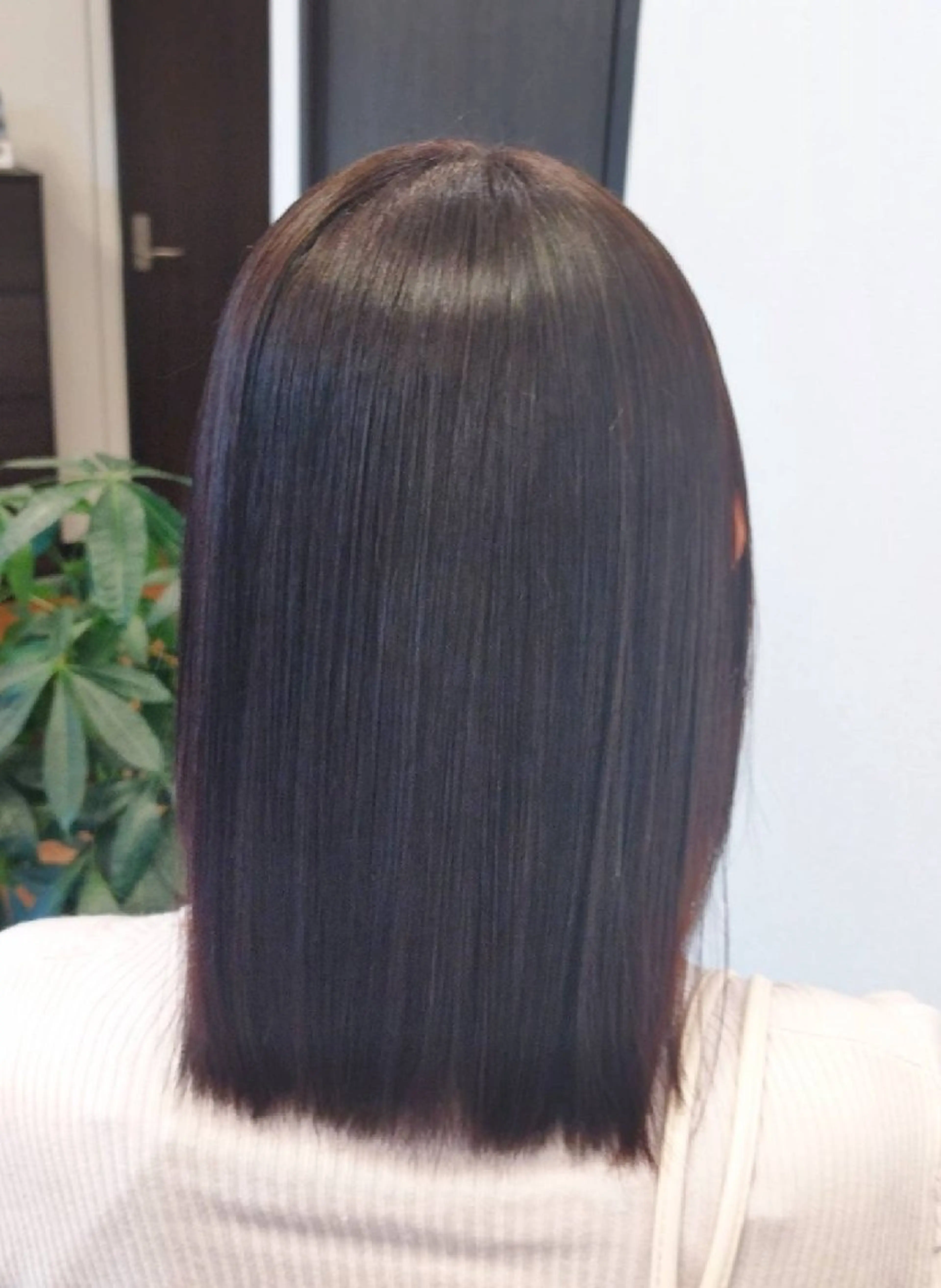 セミロング 縮毛矯正 トリートメント トータル   ビューティー アイズのヘアスタイル