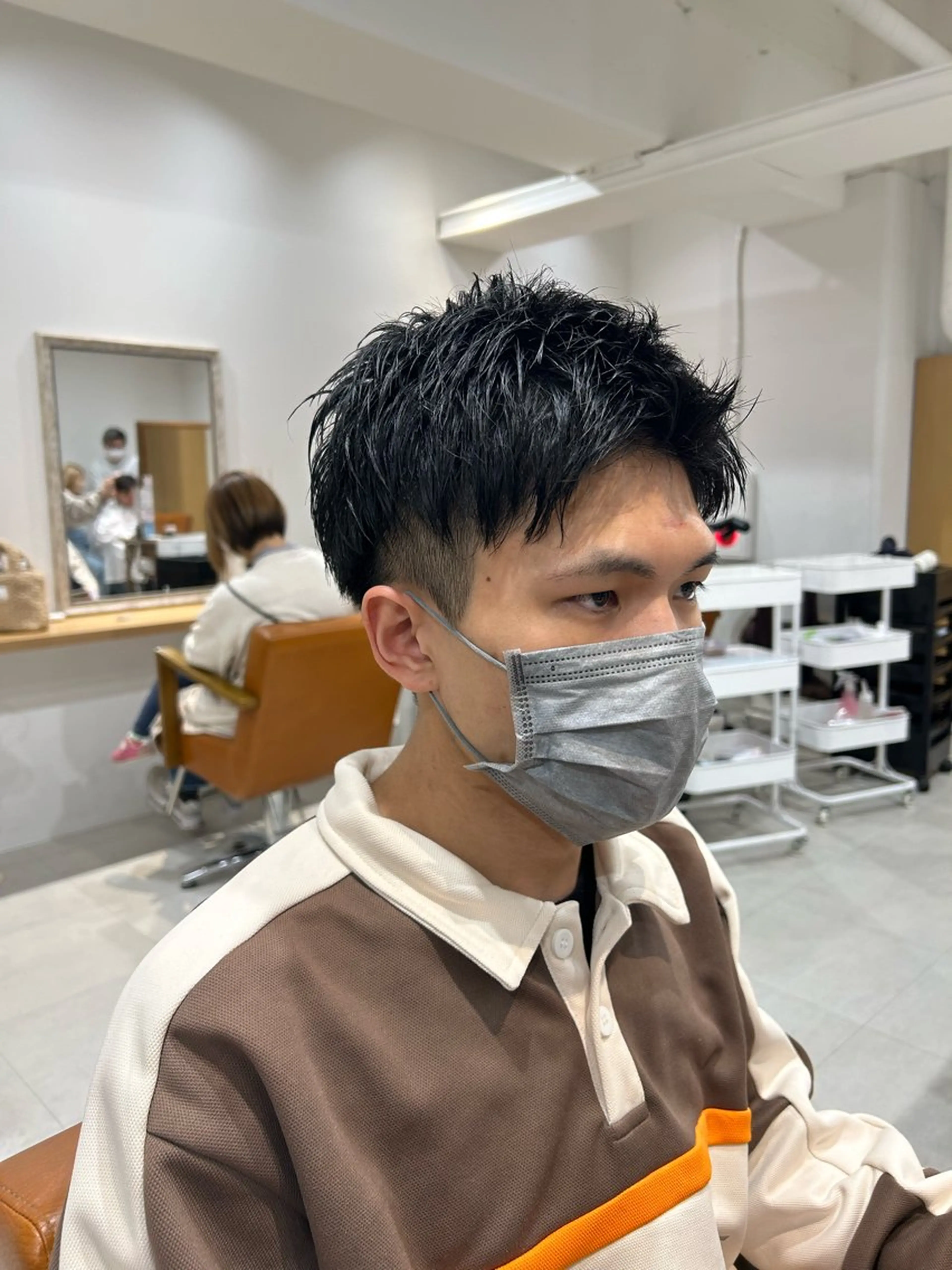 ショート メンズ カット 山﨑 燦人のヘアスタイル