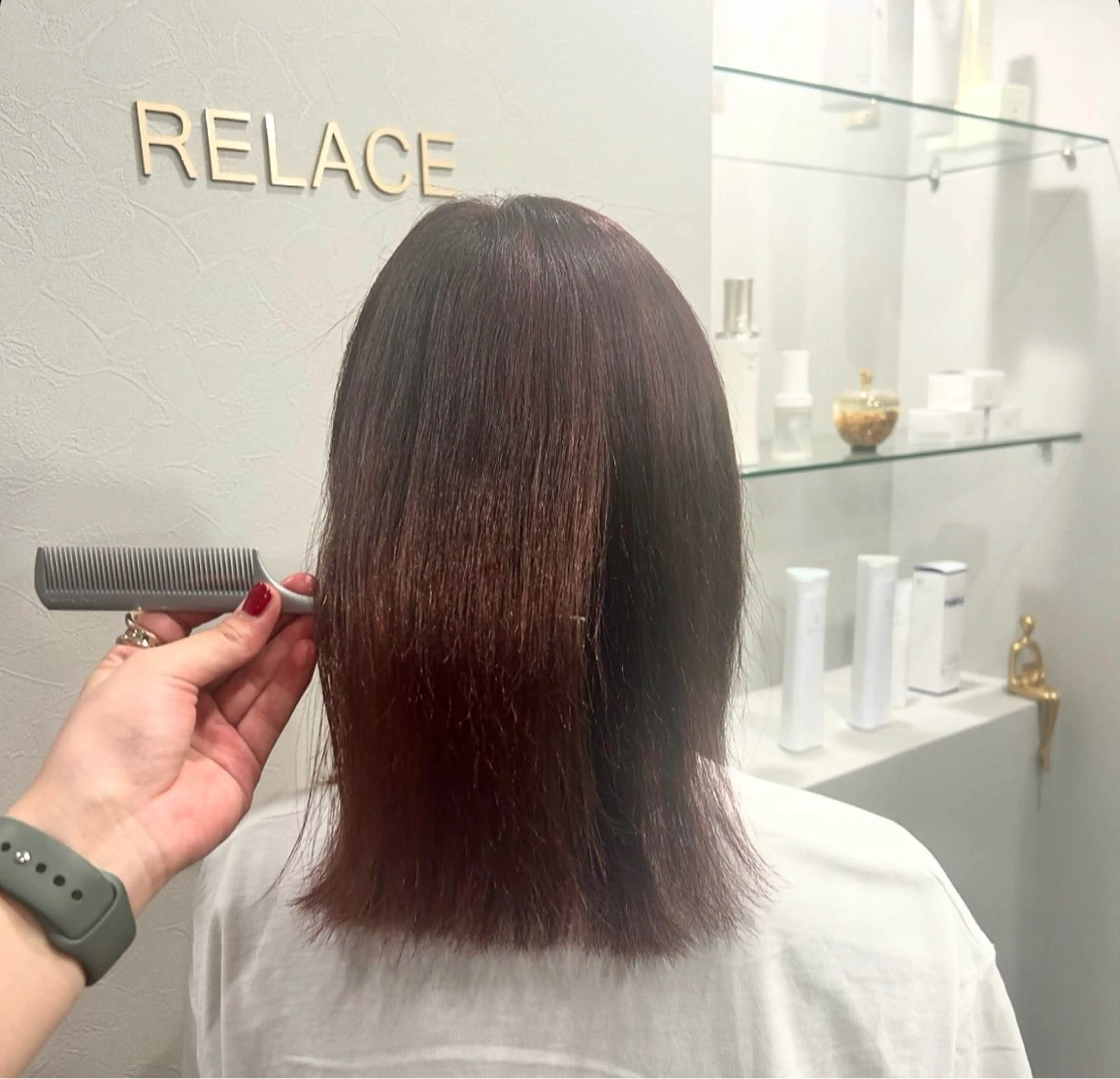 ミディアム カラー ラベンダーカラー 🌻東尾 凜🌻のヘアスタイル