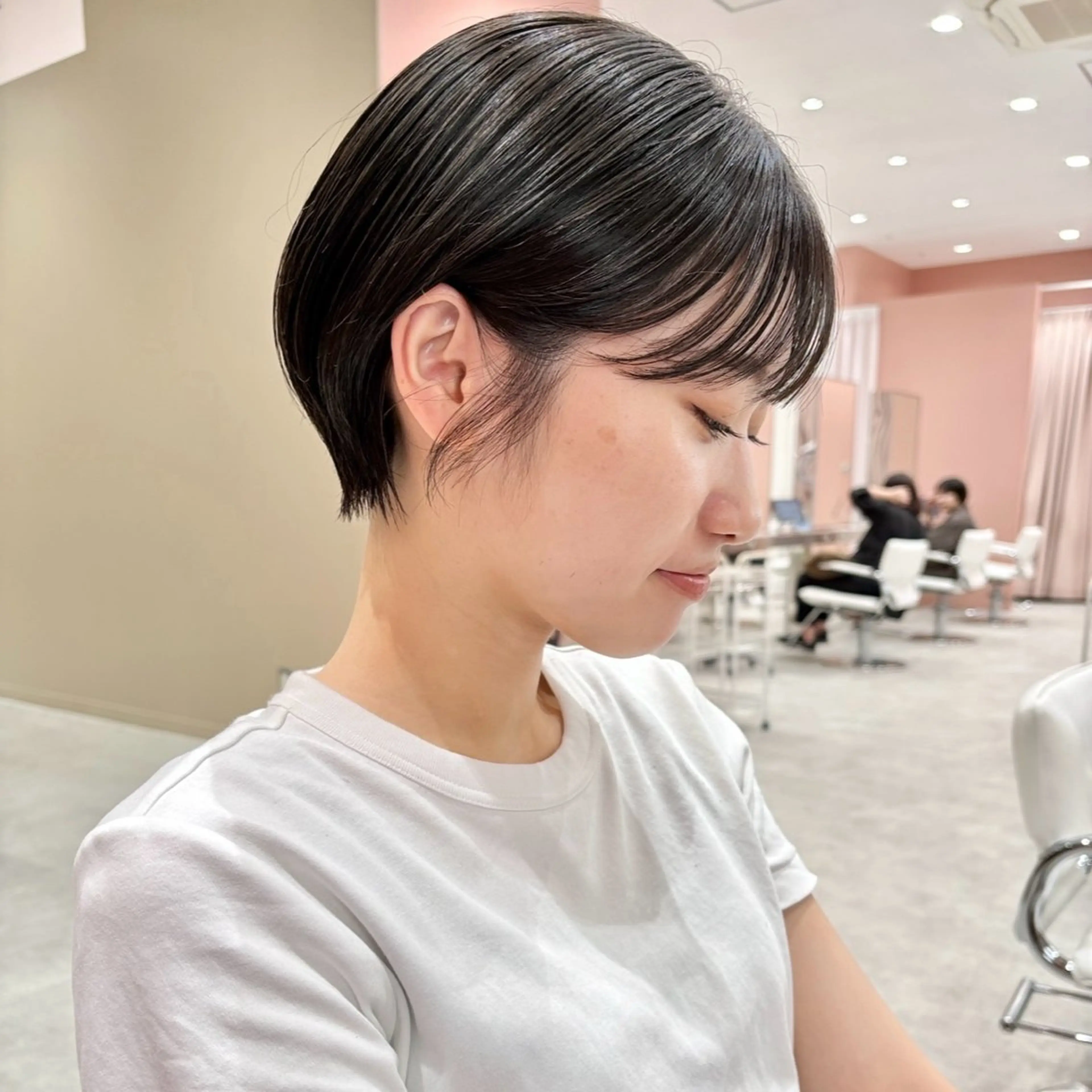 ショート カラー 透明感カラー ショートヘア カット ヘアカラー トリートメント 🌿ショート🌿 パーマ🌿淳平のヘアスタイル