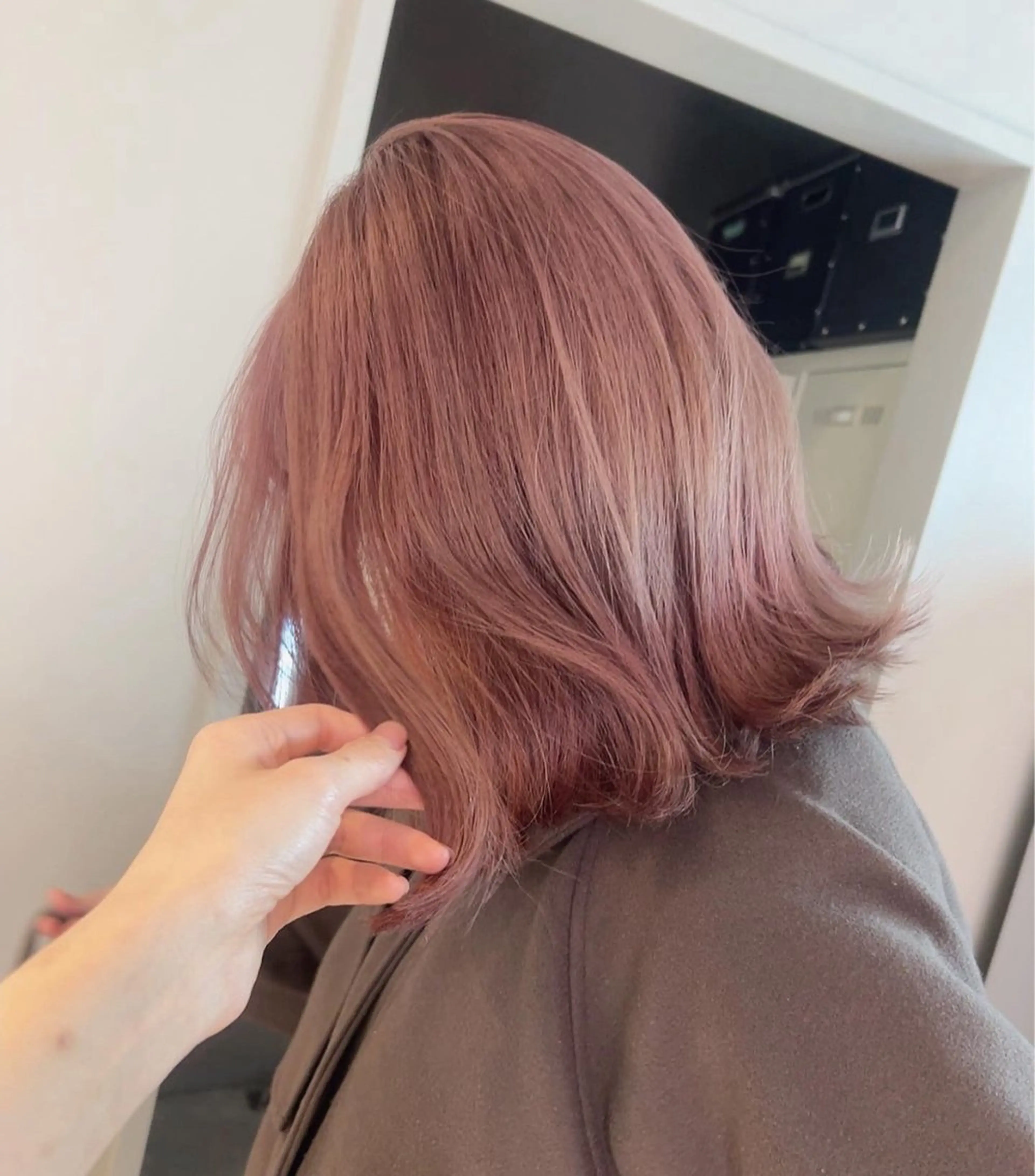 セミロング カラー ヘアカラー トリートメント ヘッドスパ 🥞ベージュ系カラー 【すずきりほ】🥞のヘアスタイル