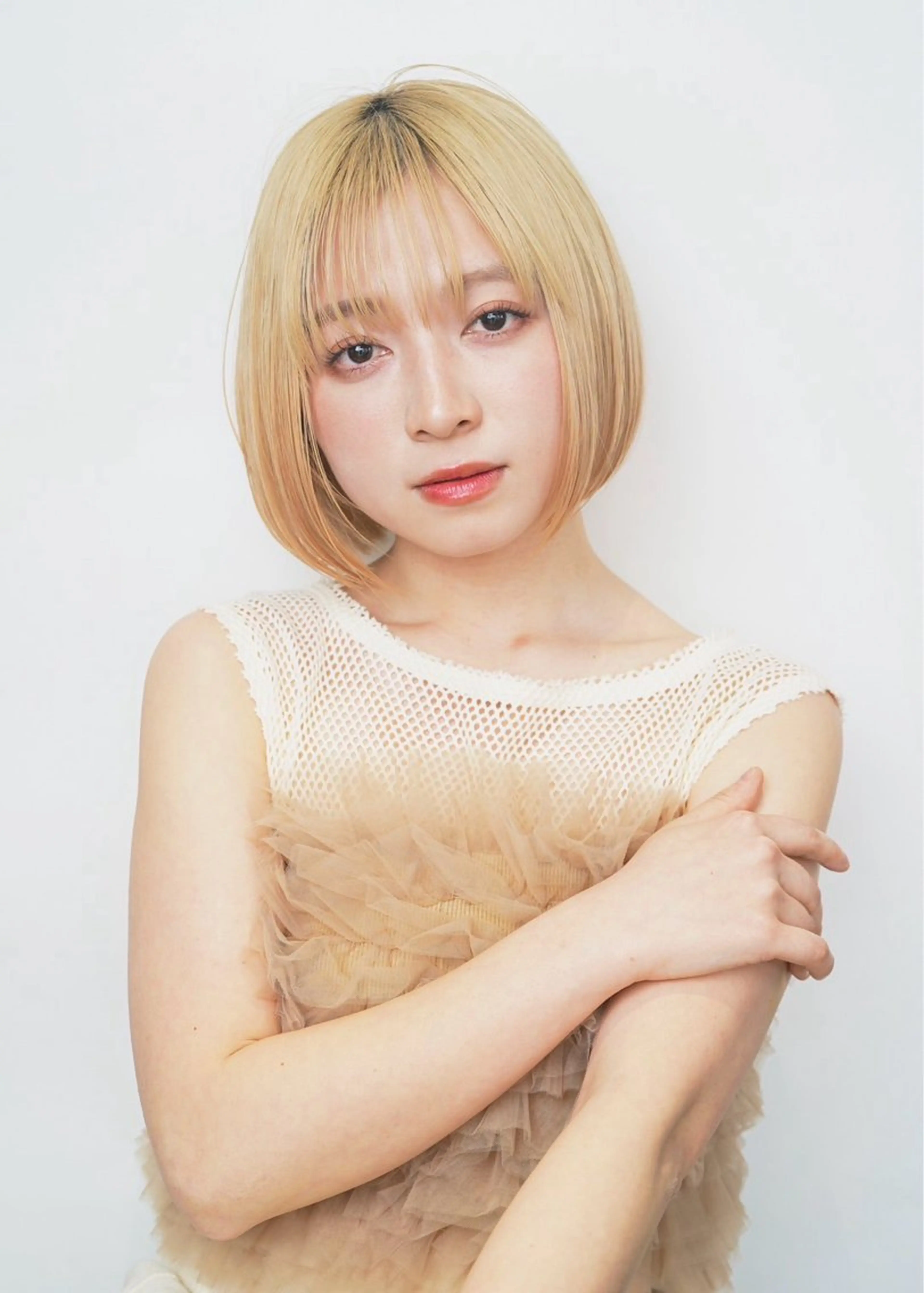 ショート カラー ショートボブ ブリーチ ボブ 似合わせカット ショートヘア 黒木 栞のヘアスタイル