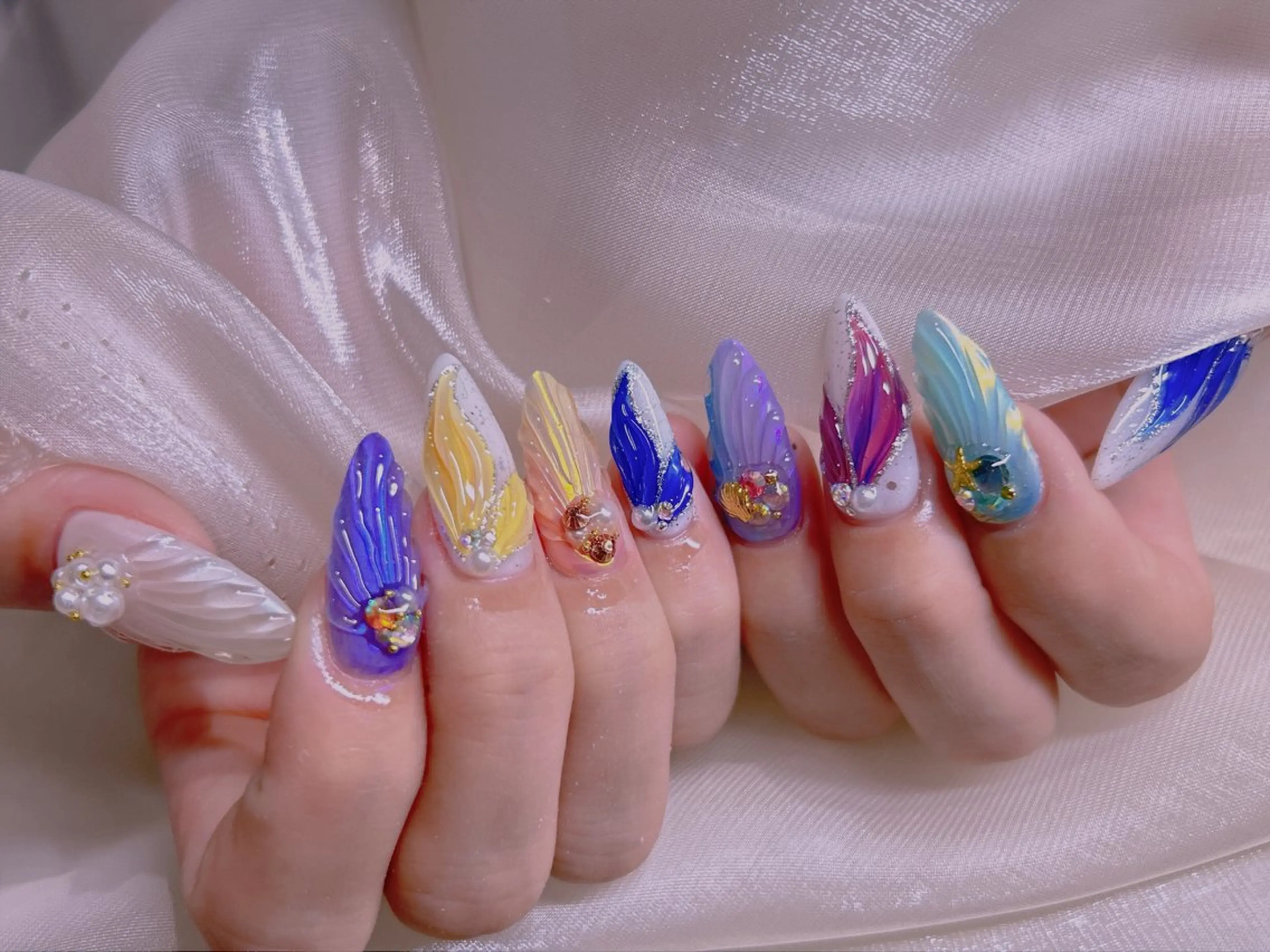 ネイル 長さだし専門店 M2　rikaのネイルデザイン