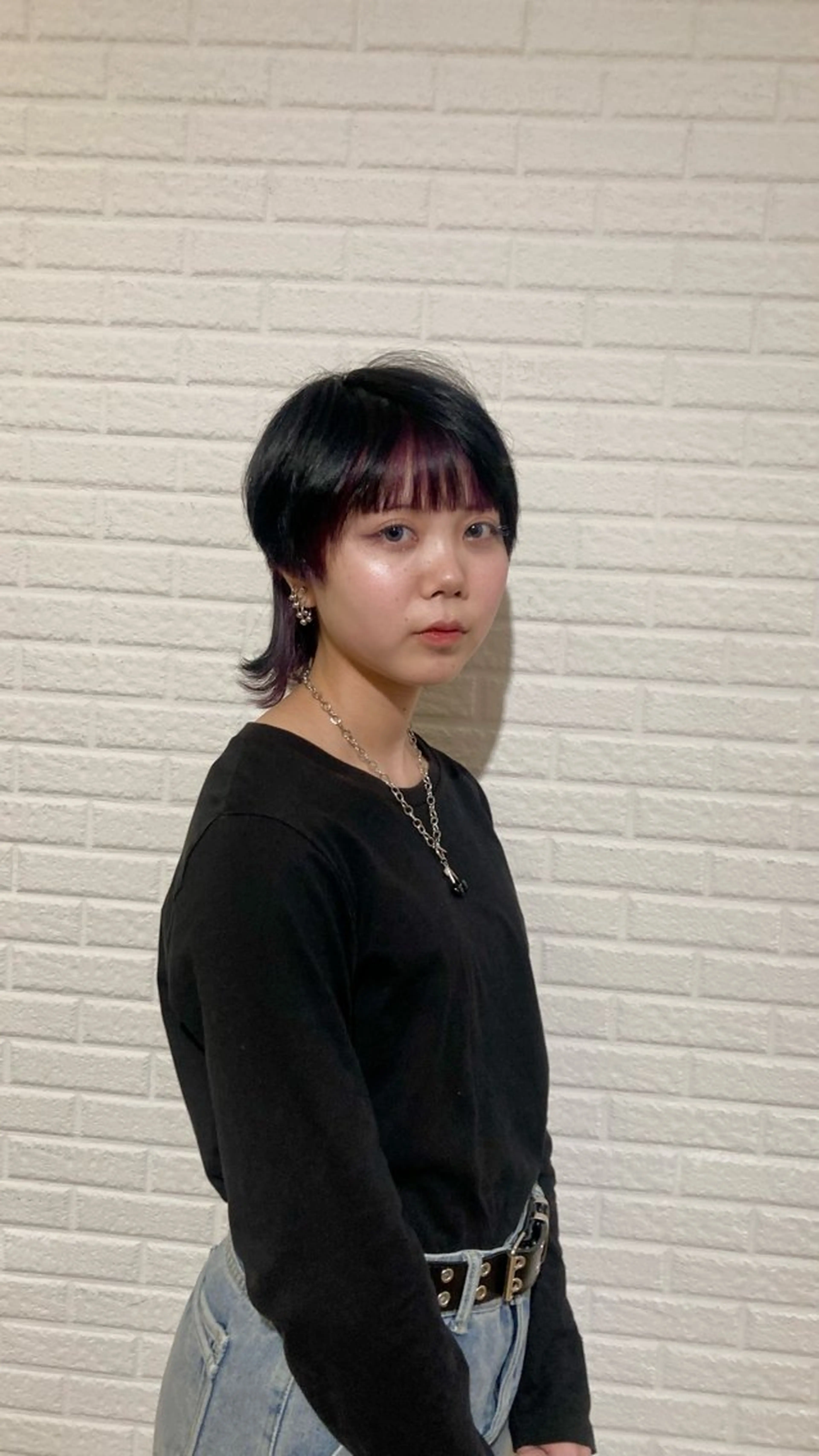 ショート ミストバング ウルフカット 透明感カラー 🐺黛杏香🐺のヘアスタイル