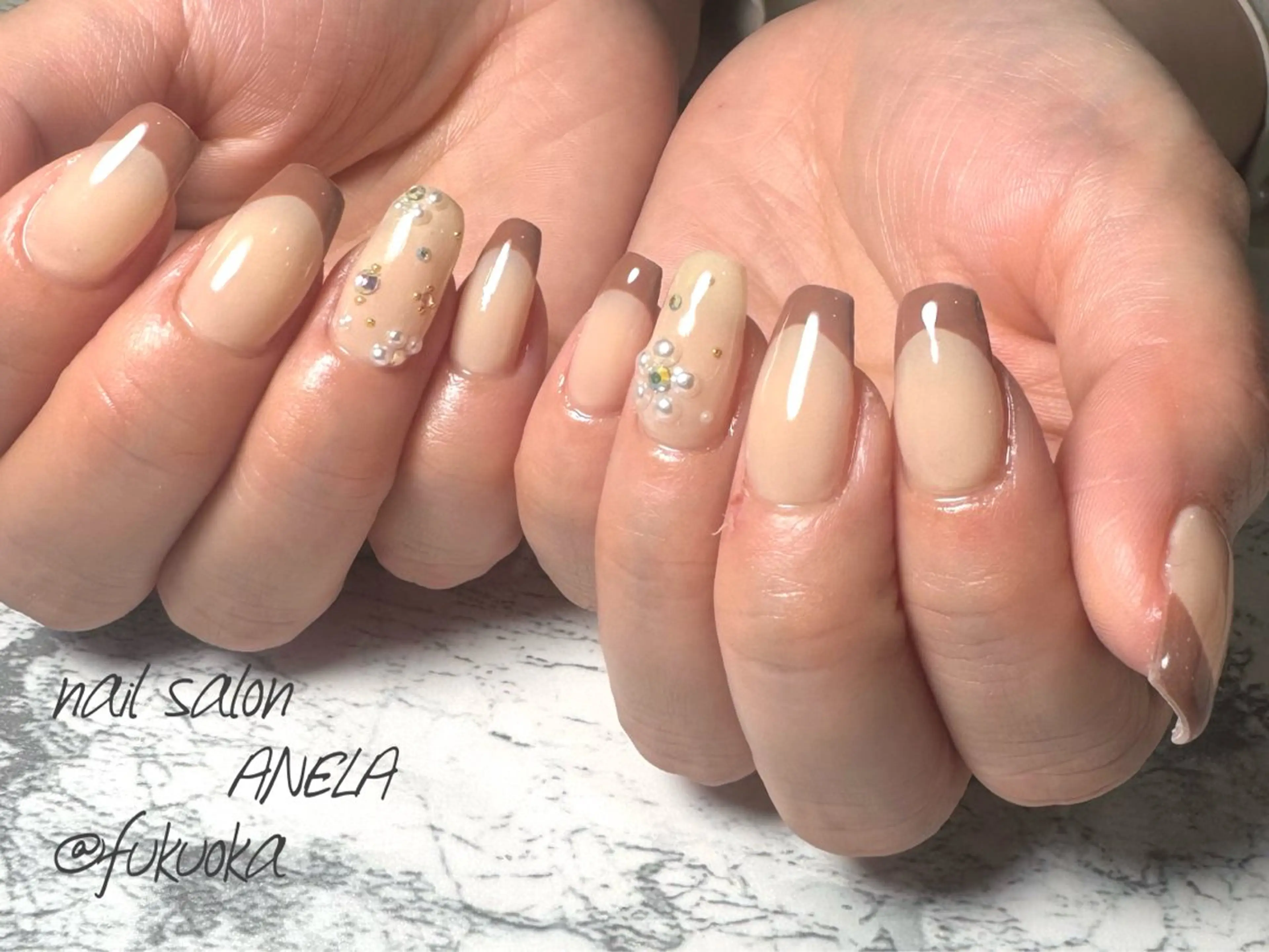 ネイル フレンチネイル nail salon ANELA所属・nail salon ANELA mayaのネイルデザイン