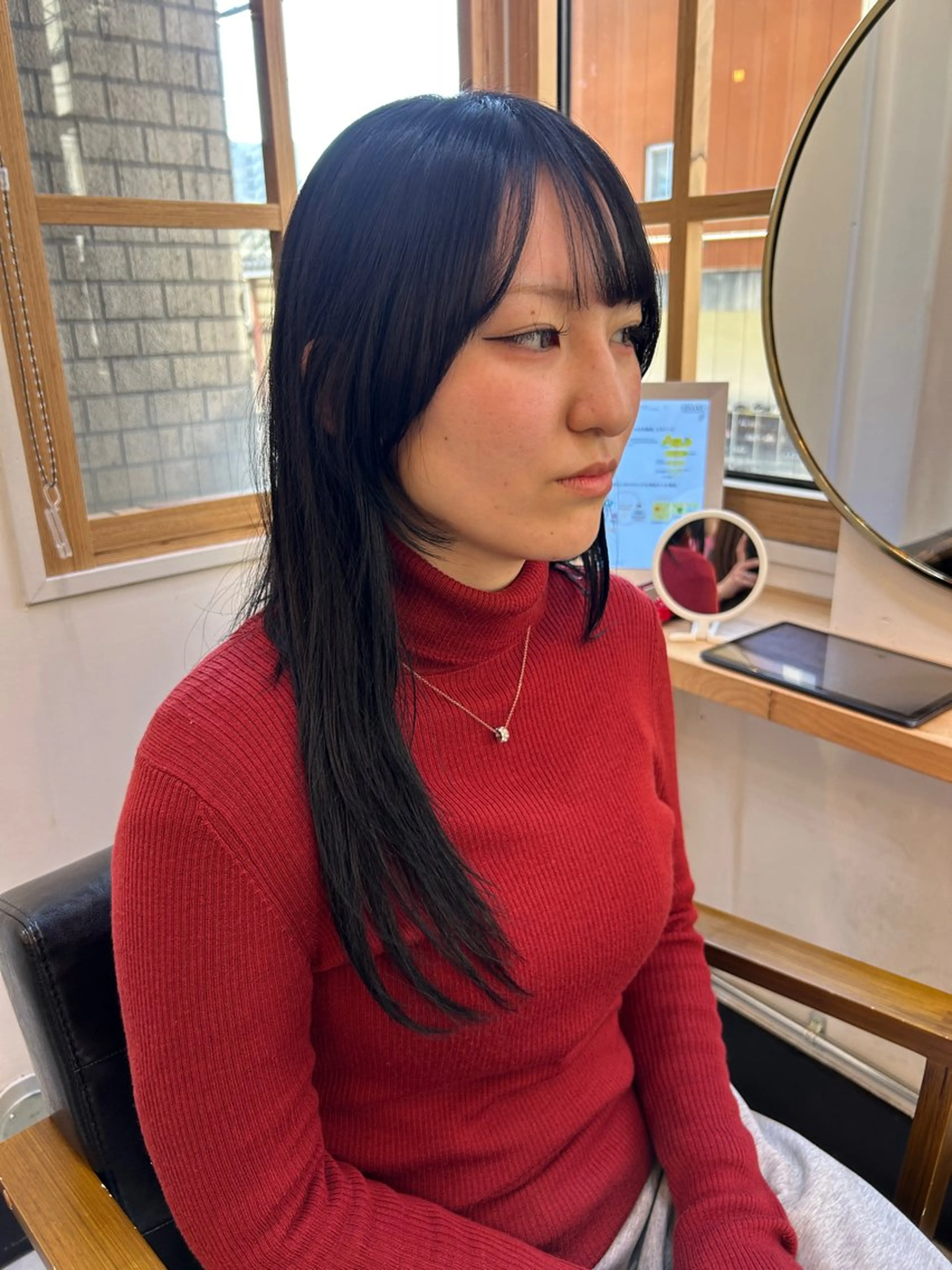 ロング カラー CARICIA 白木 由里加/新栄のヘアスタイル