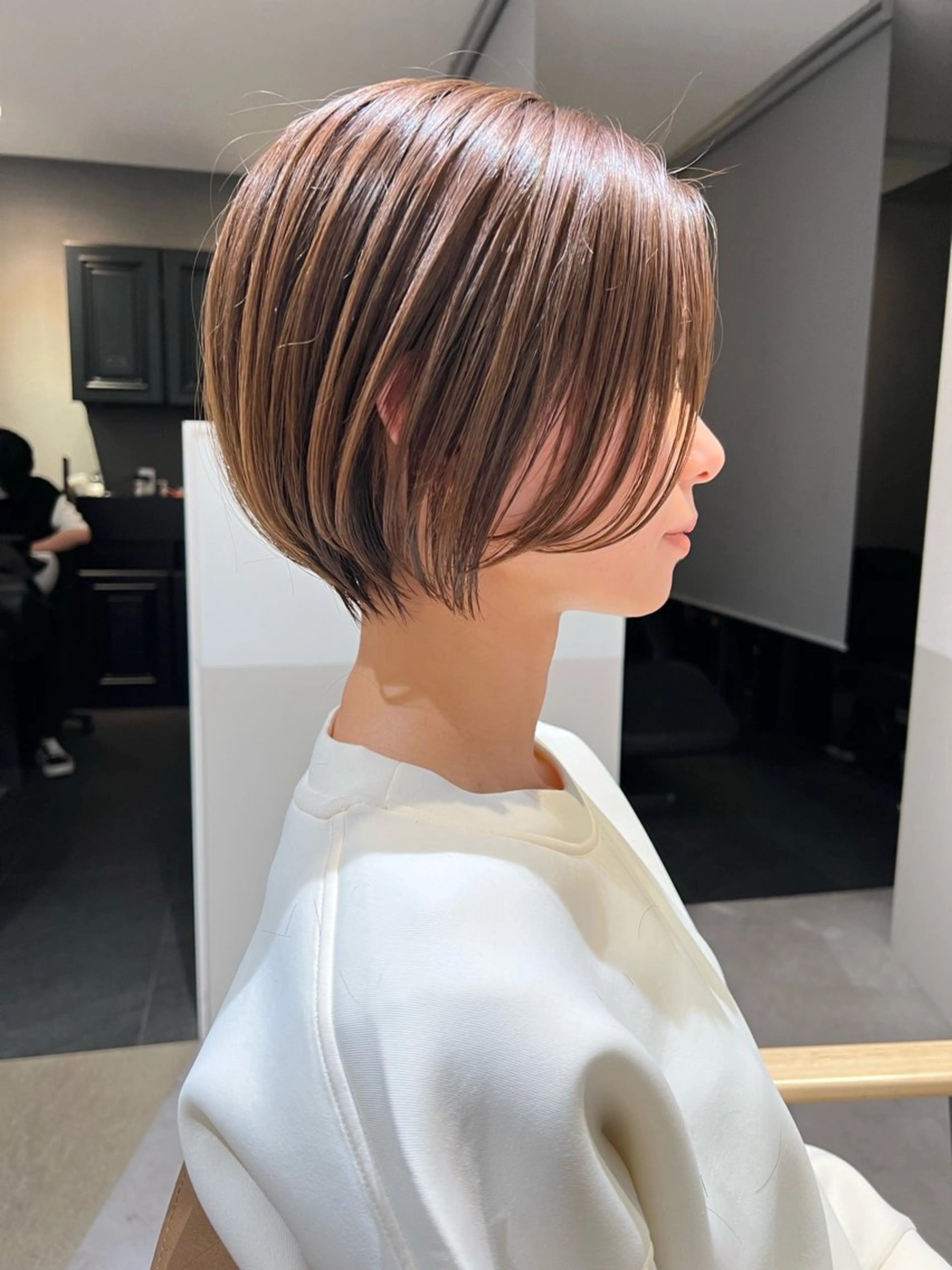 ショート 🥇赤み消しカラー／ 髪質改善の匠🥇のヘアスタイル