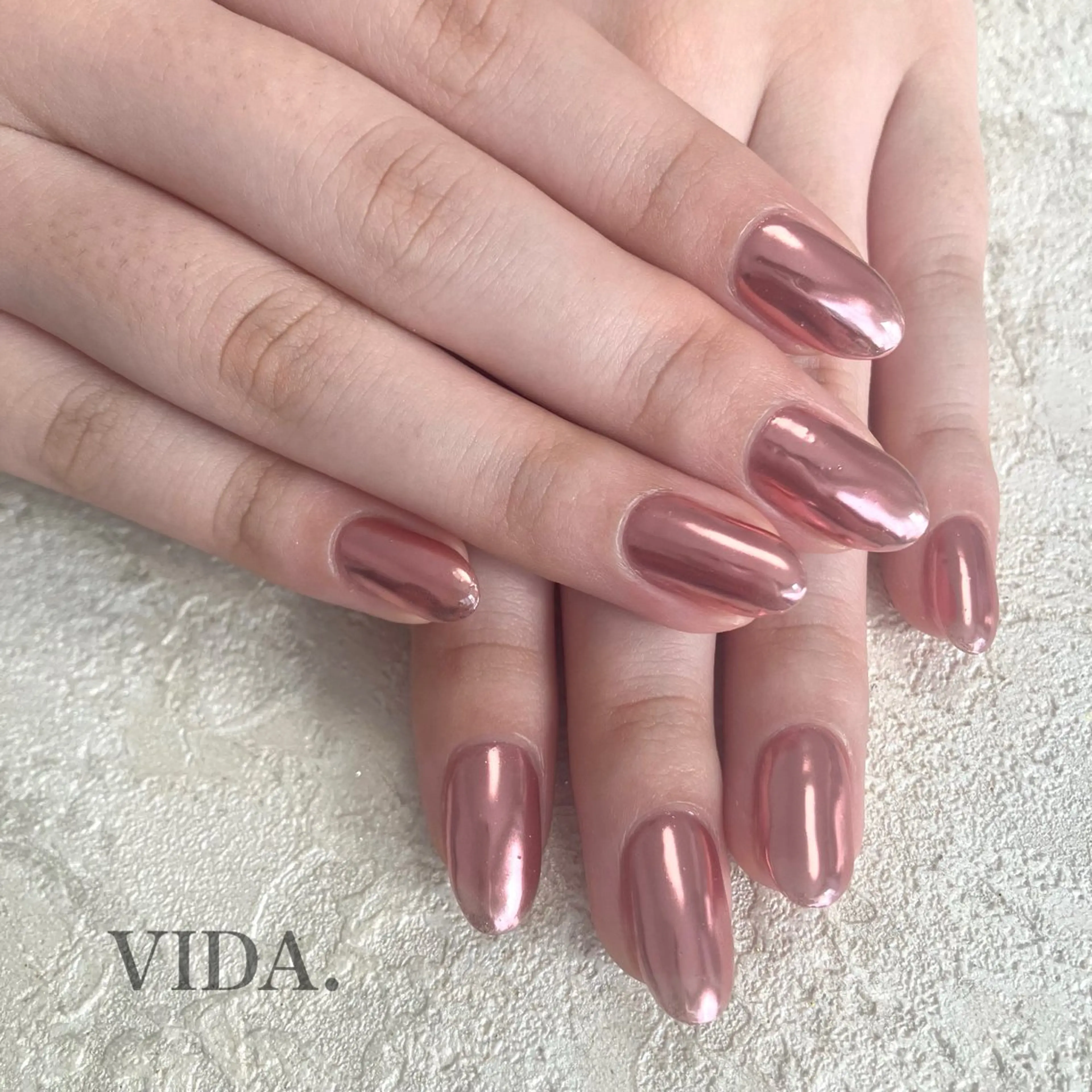 【オフなし/ケア込】ミラーネイルの写真