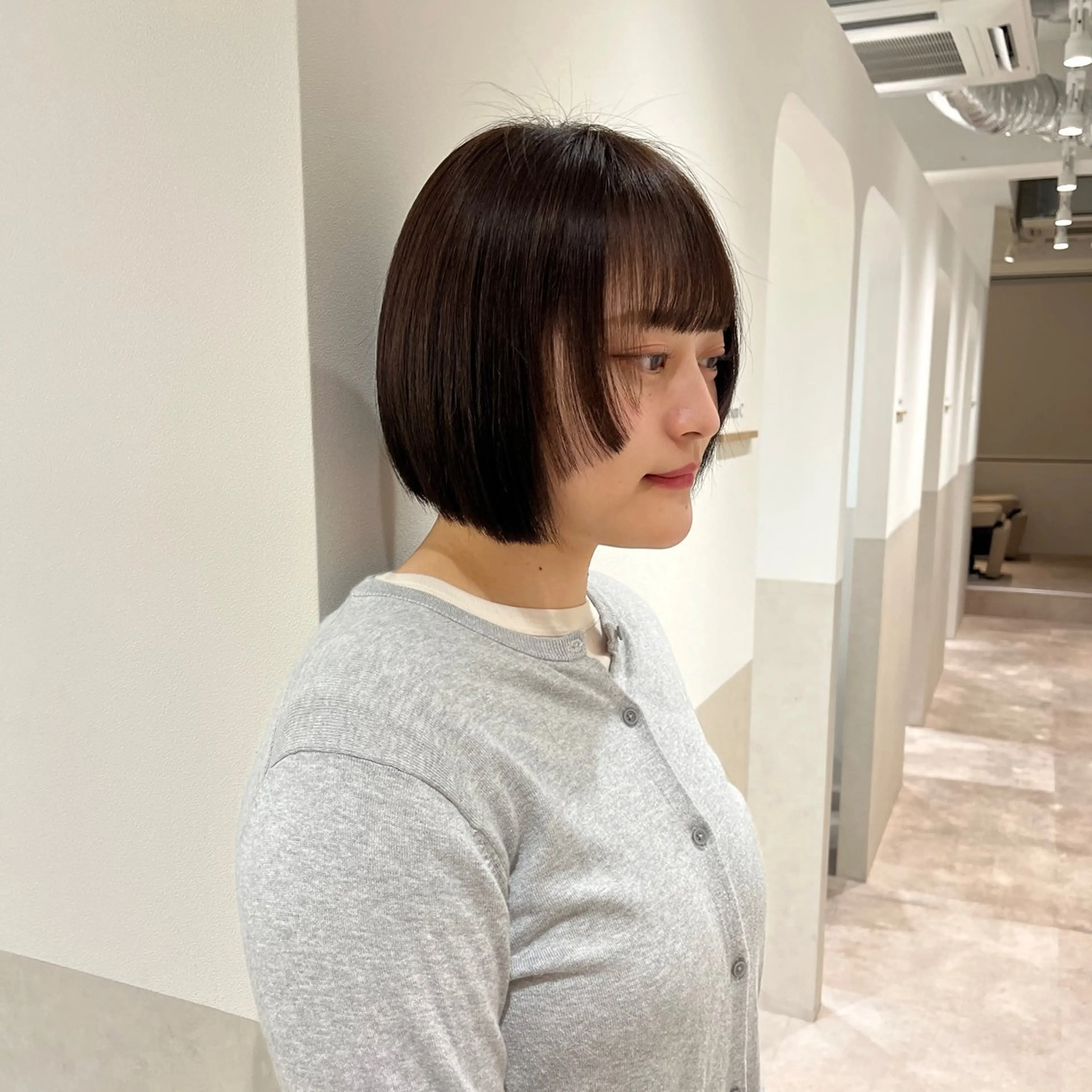 ショート カラー ベージュカラー ブリーチ 透明感カラー ダブルカラー トリートメント カット ヘアカラー トリートメント 髪質改善カラー/ボブ 🌻Mutsumiのヘアスタイル