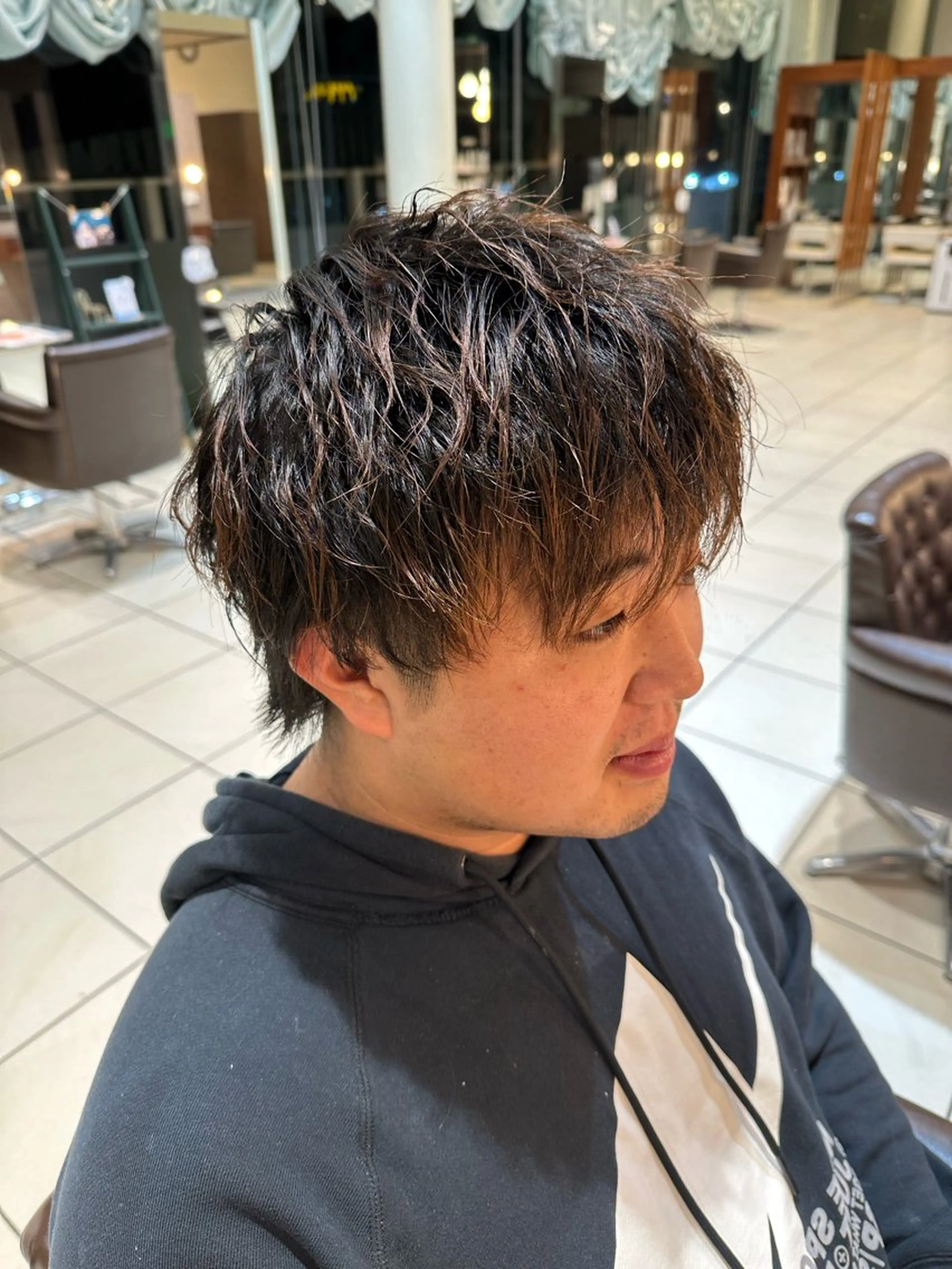 カット+デザインパーマ【波巻き/ツイストスパイラル/シャドウパーマ/スペインカール/ピンパーマ】の写真