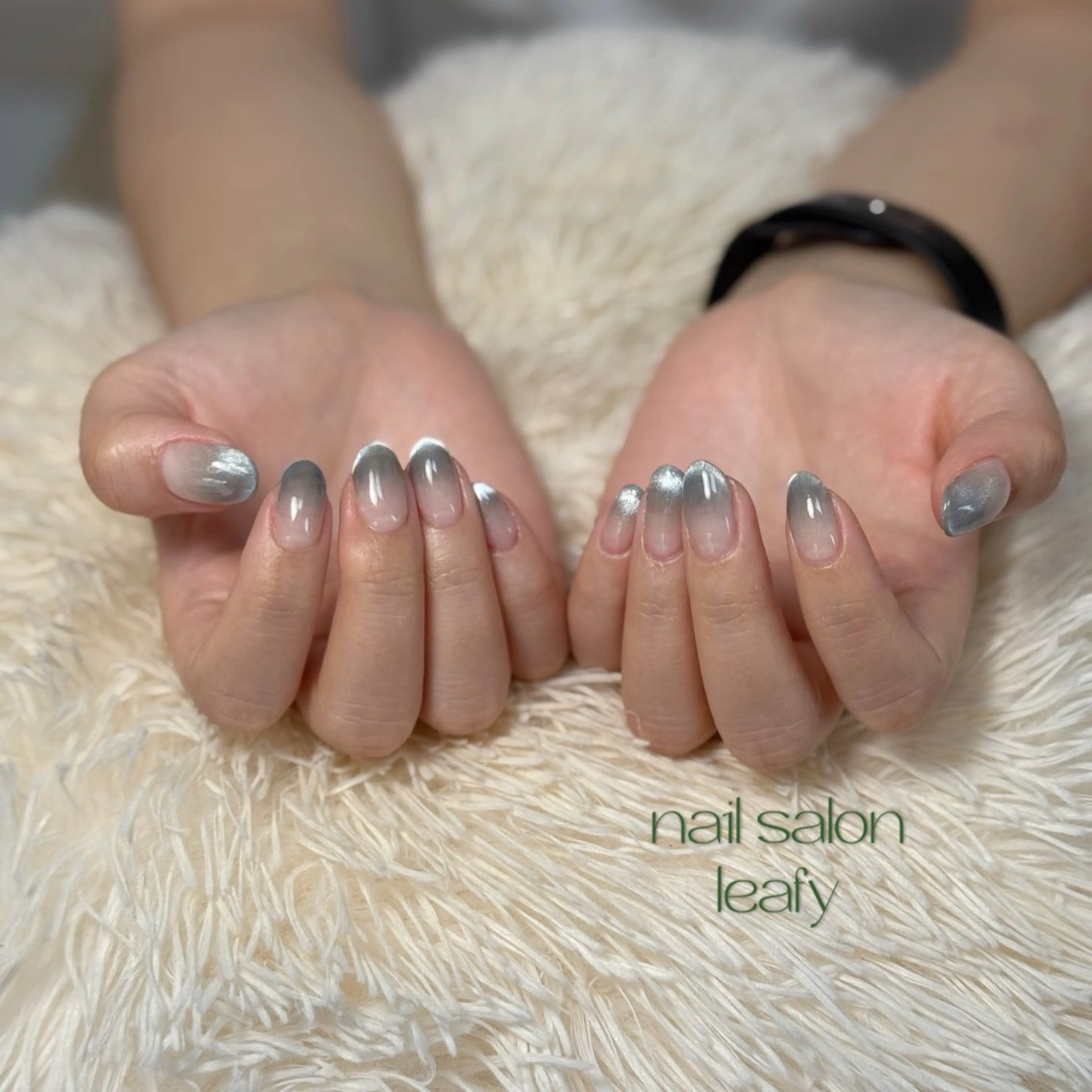 ネイル マグネットネイル ハンドネイル ネイルサロン leafyのネイルデザイン