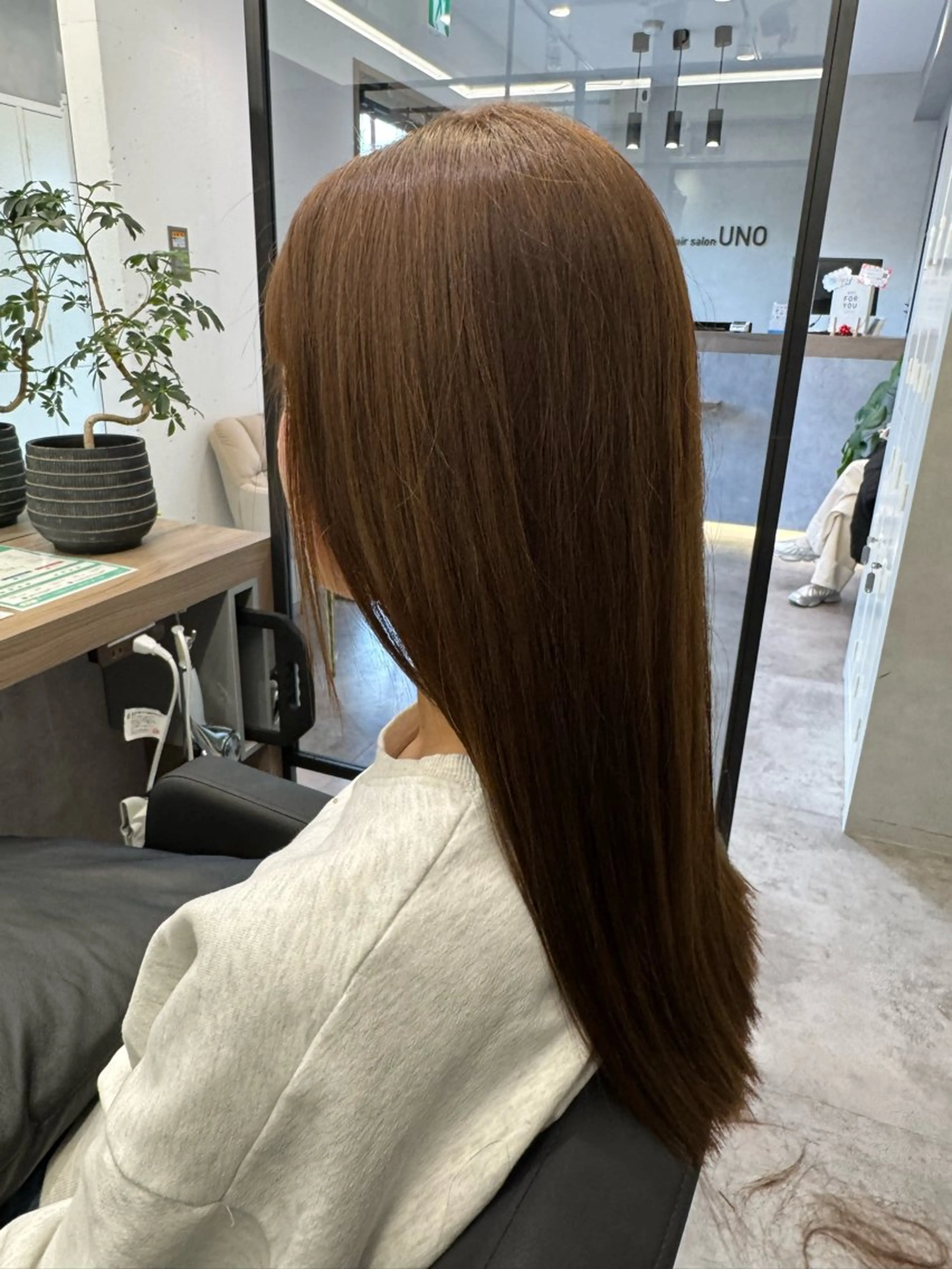 ロング カット ヘアカラー 高橋 廉人のヘアスタイル