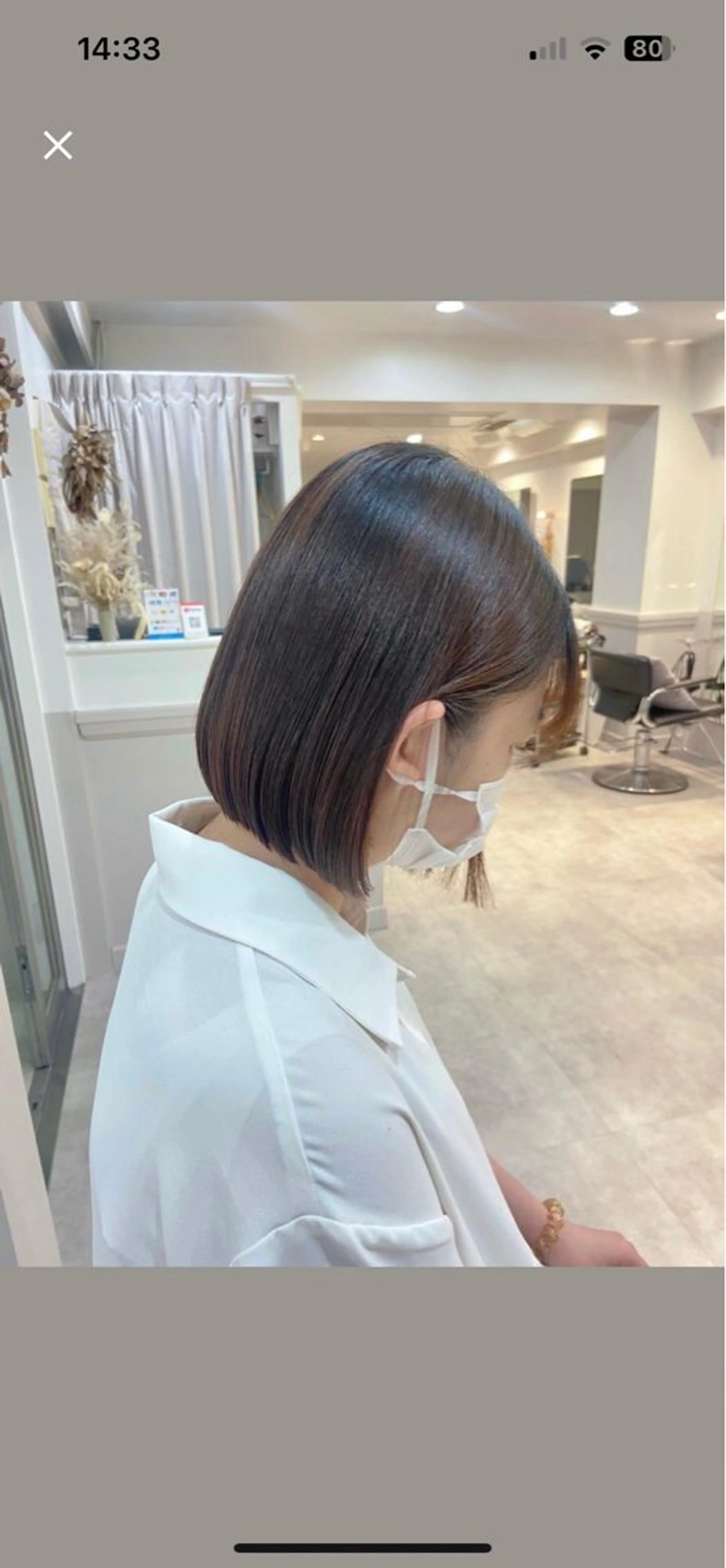 ショート mio/【日本橋】 撮影モデルのヘアスタイル