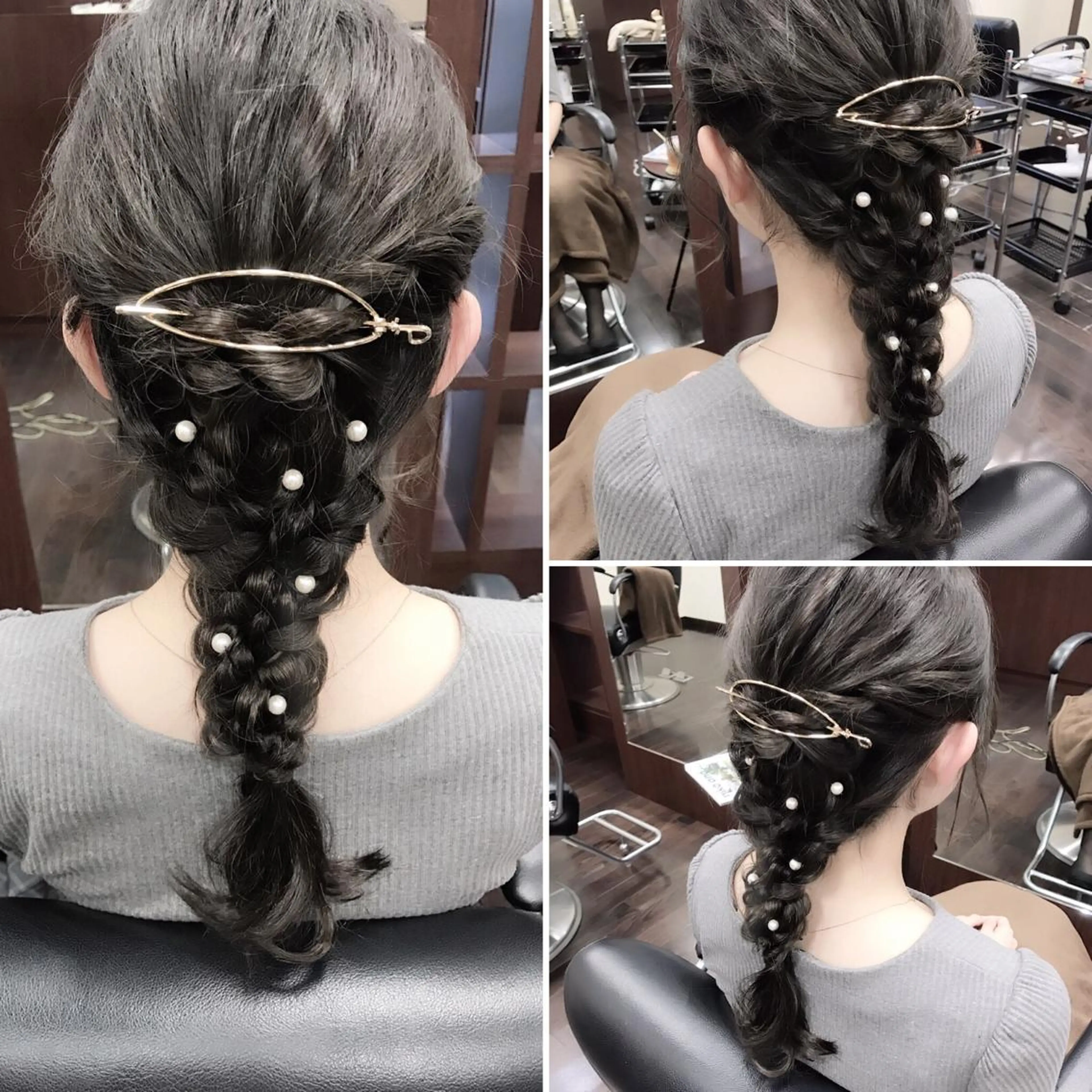 セミロング ロング ヘアアレンジ 沢田 瞳のヘアスタイル