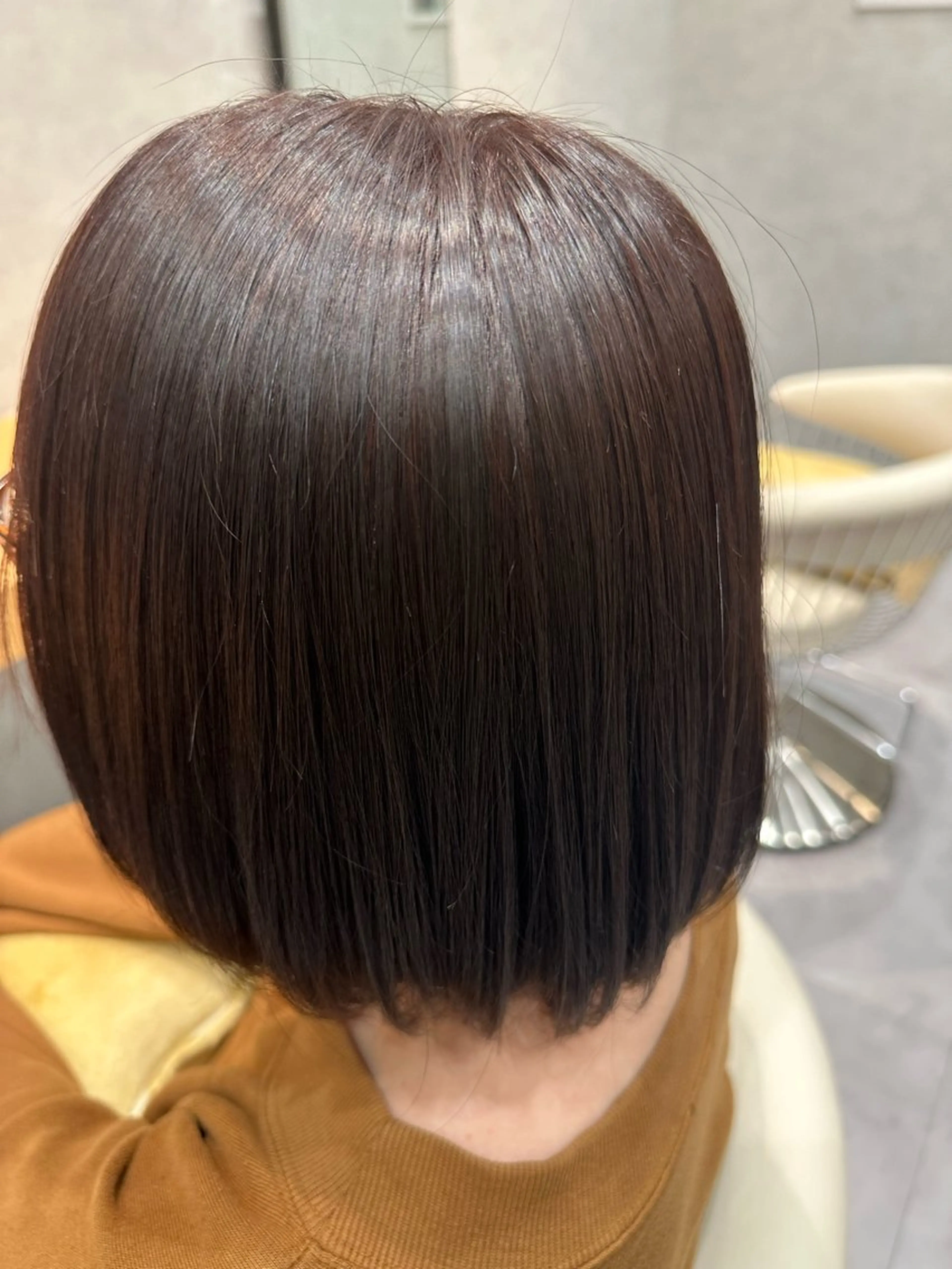 ミディアム 森 沙織のヘアスタイル