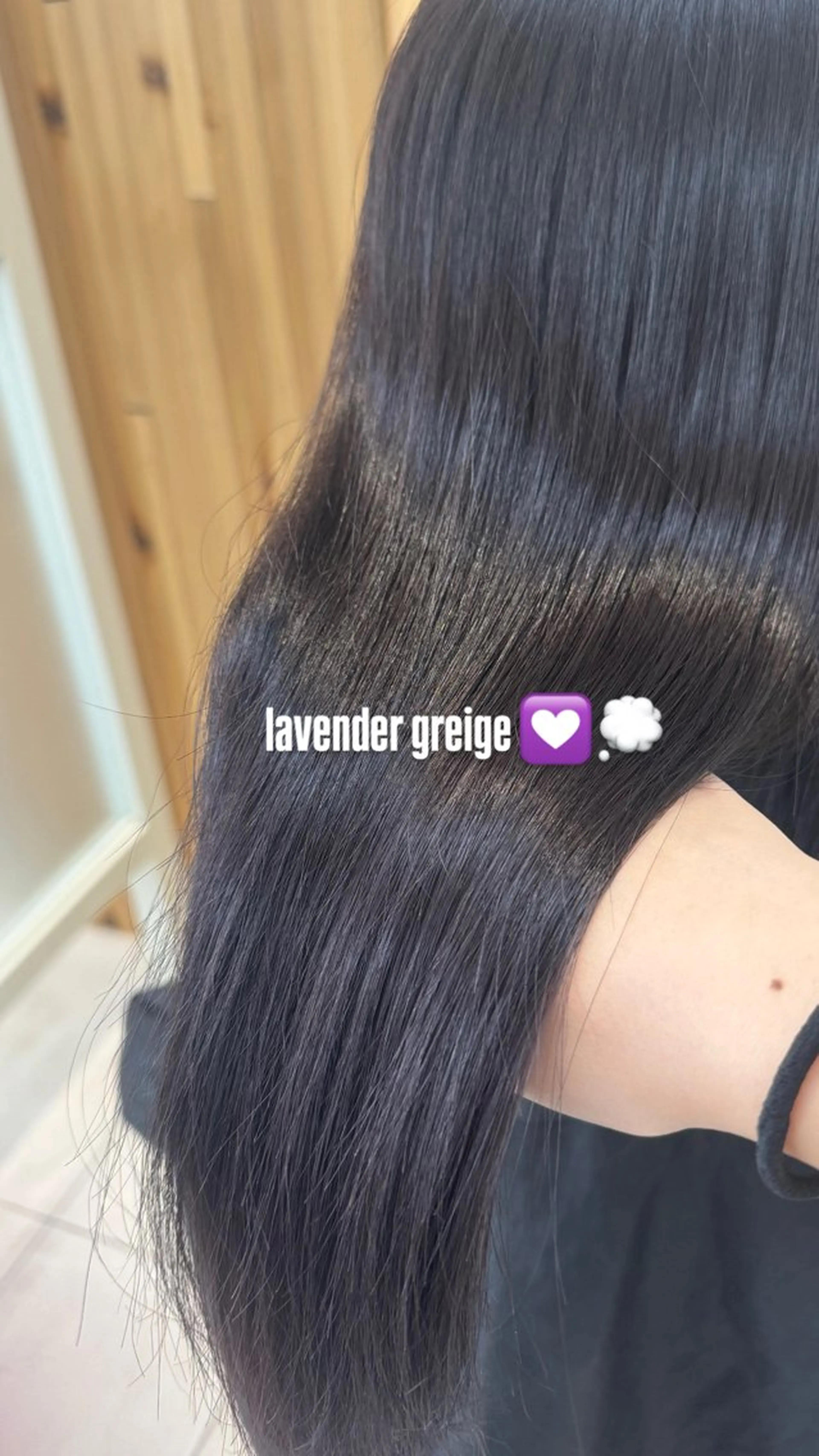 セミロング ヘアカラー ‎🤍透明感×ツヤ髪 / Saki‎🤍のヘアスタイル