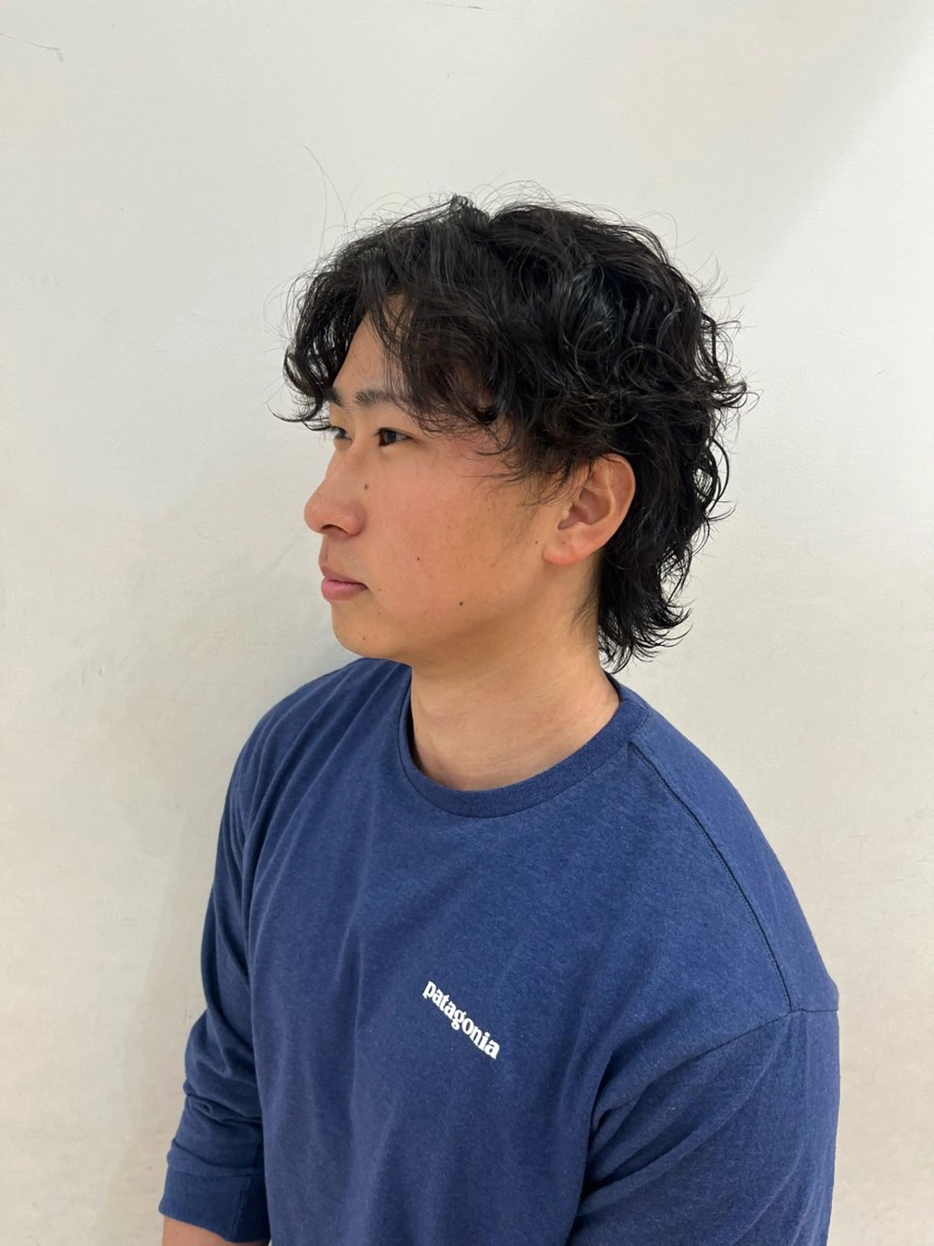 パーマ メンズ 荒川 三希のヘアスタイル