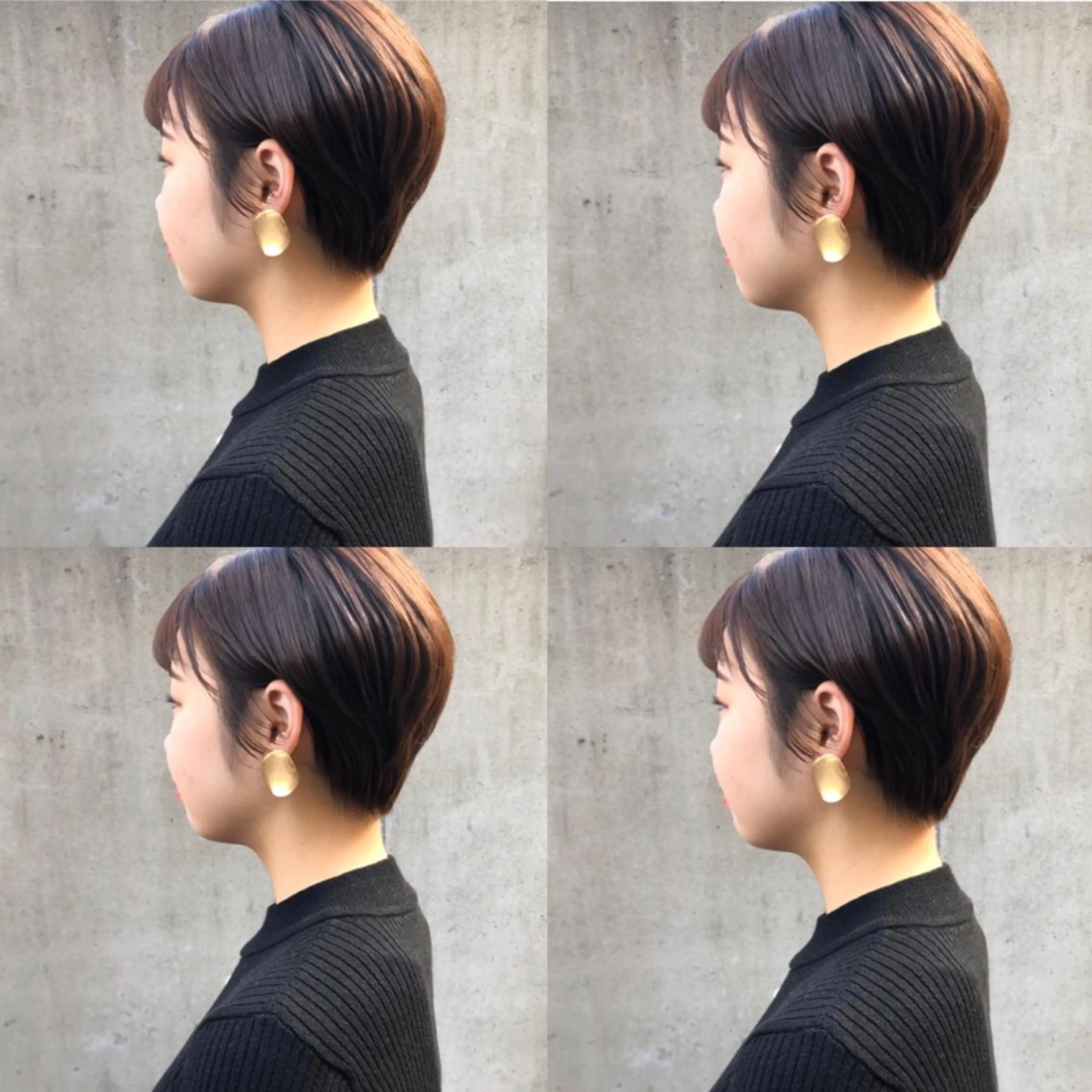 ショート カラー ショートヘア ウルフカット ハッシュカット/七海のヘアスタイル