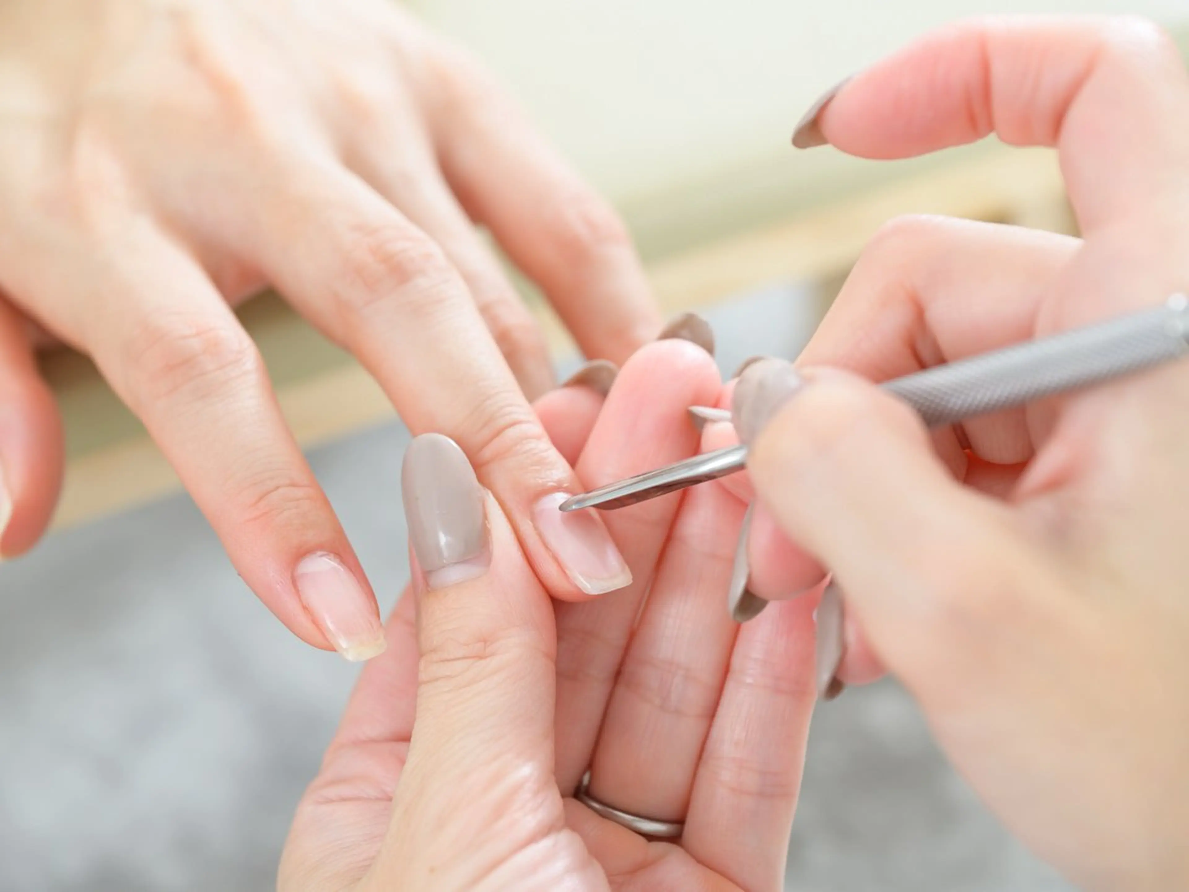 ネイルケア＋ハンドスパの写真