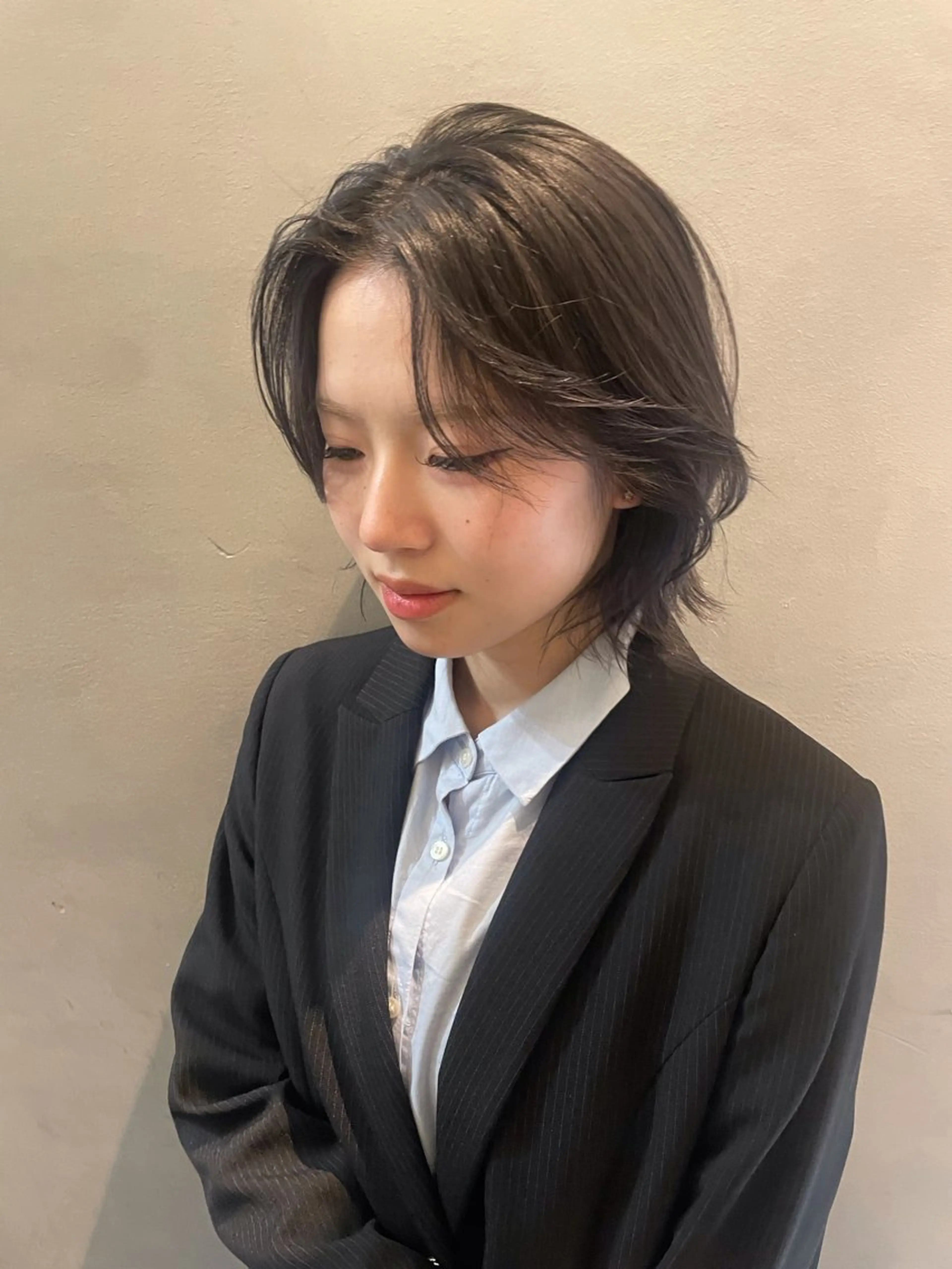 ショート レイヤーカット 小顔カット XENA 渋谷店のヘアスタイル