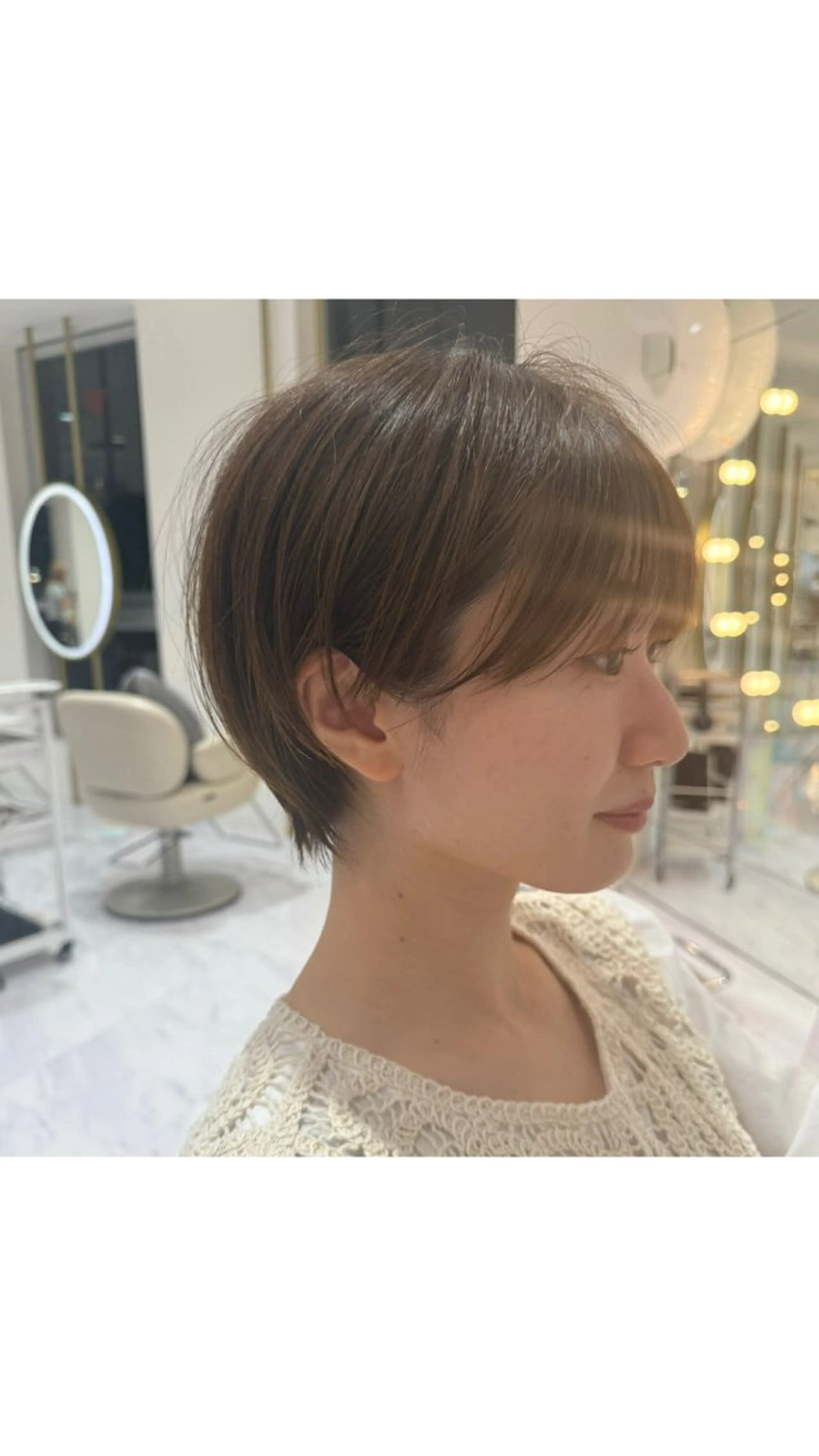 ショート カラー 似合わせカット ショートヘア 小顔カット カット 🌟TOSHI/透明 感カラー/ショートのヘアスタイル
