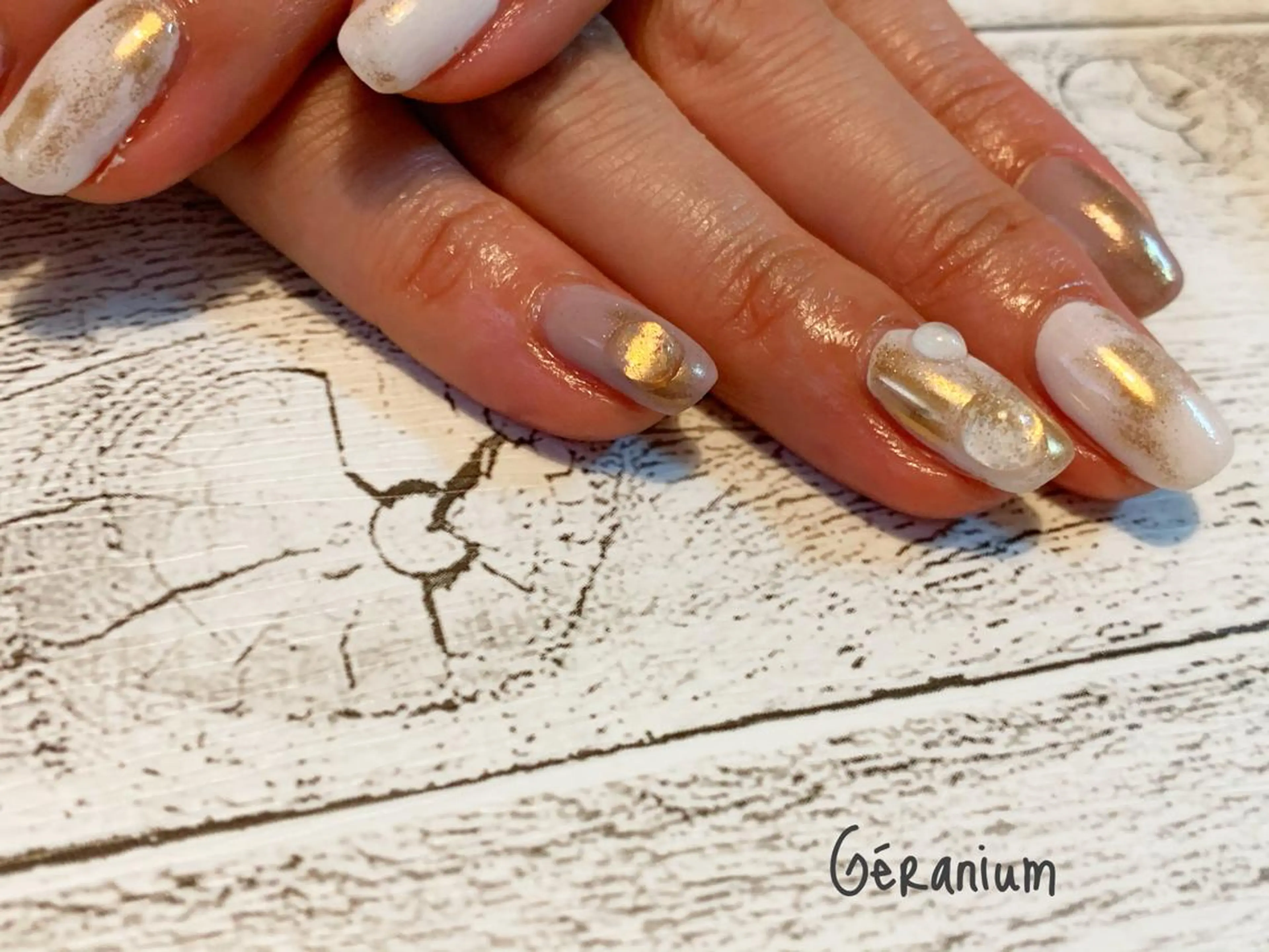 ネイル ハンドネイル GéRanium Harukaのネイルデザイン
