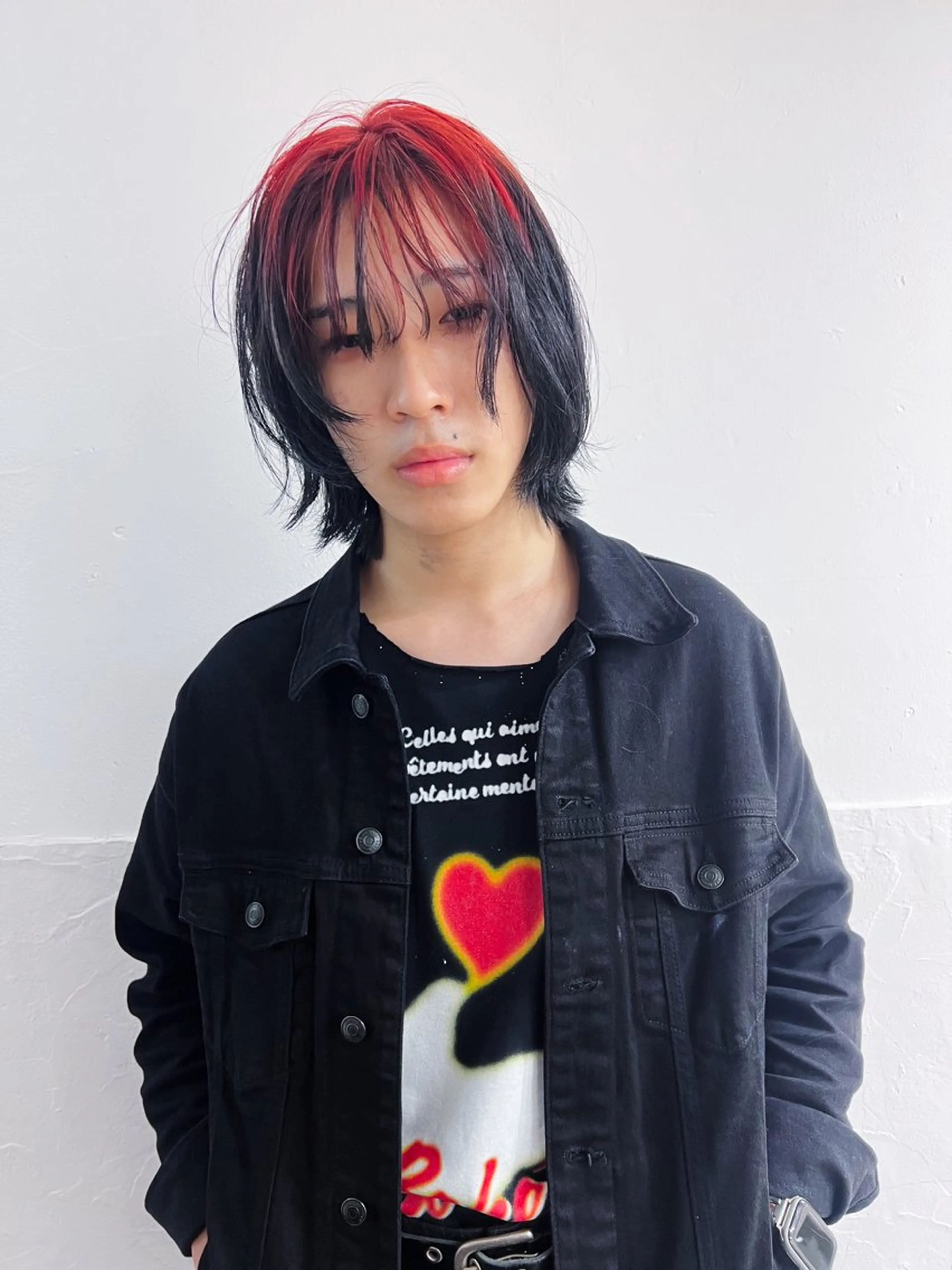 ミディアム カラー メンズ メンズ専門ブリー チカラー⚡️リュウジのヘアスタイル