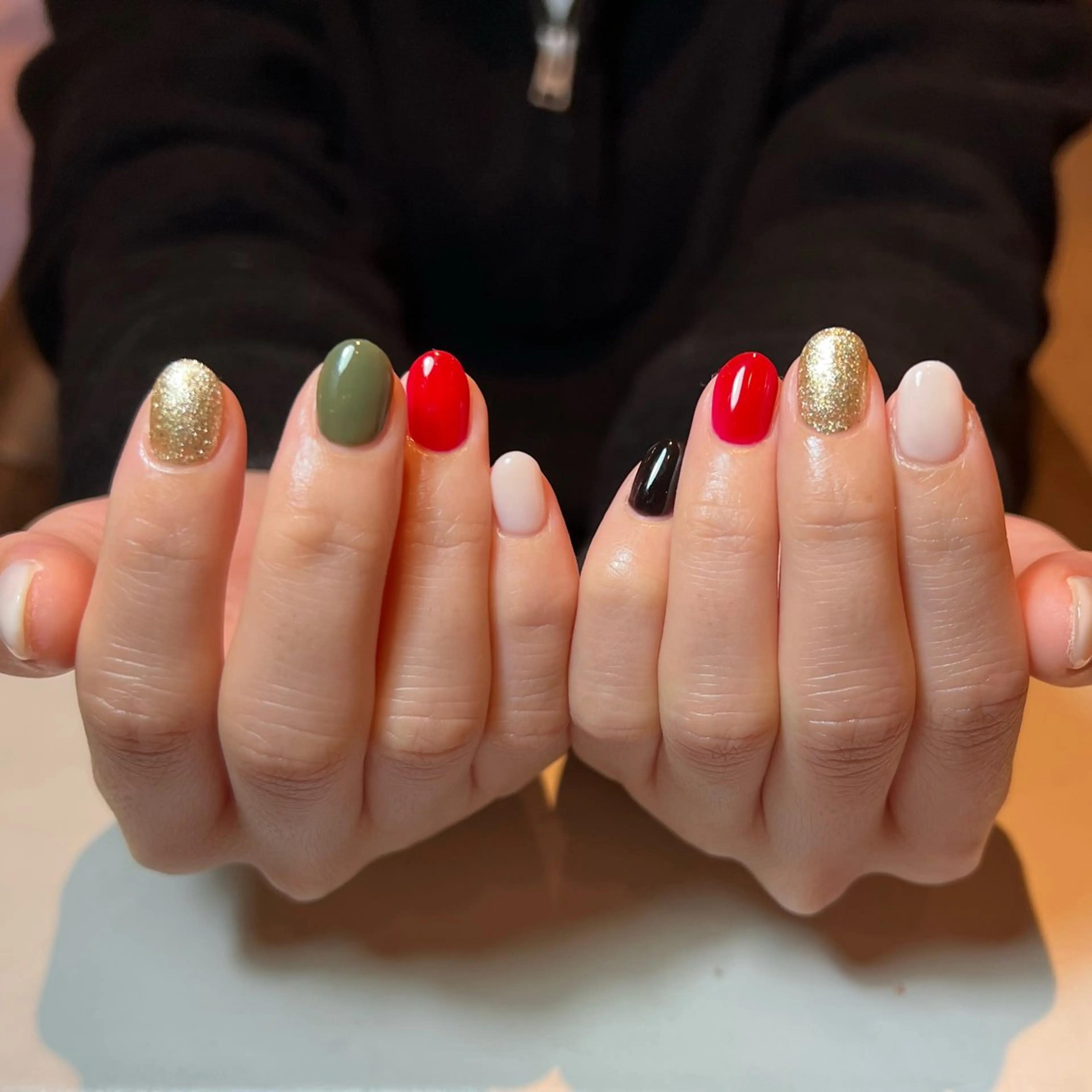 ネイル 冬ネイル クリスマス ハンドネイル .Etel atelier.のネイルデザイン