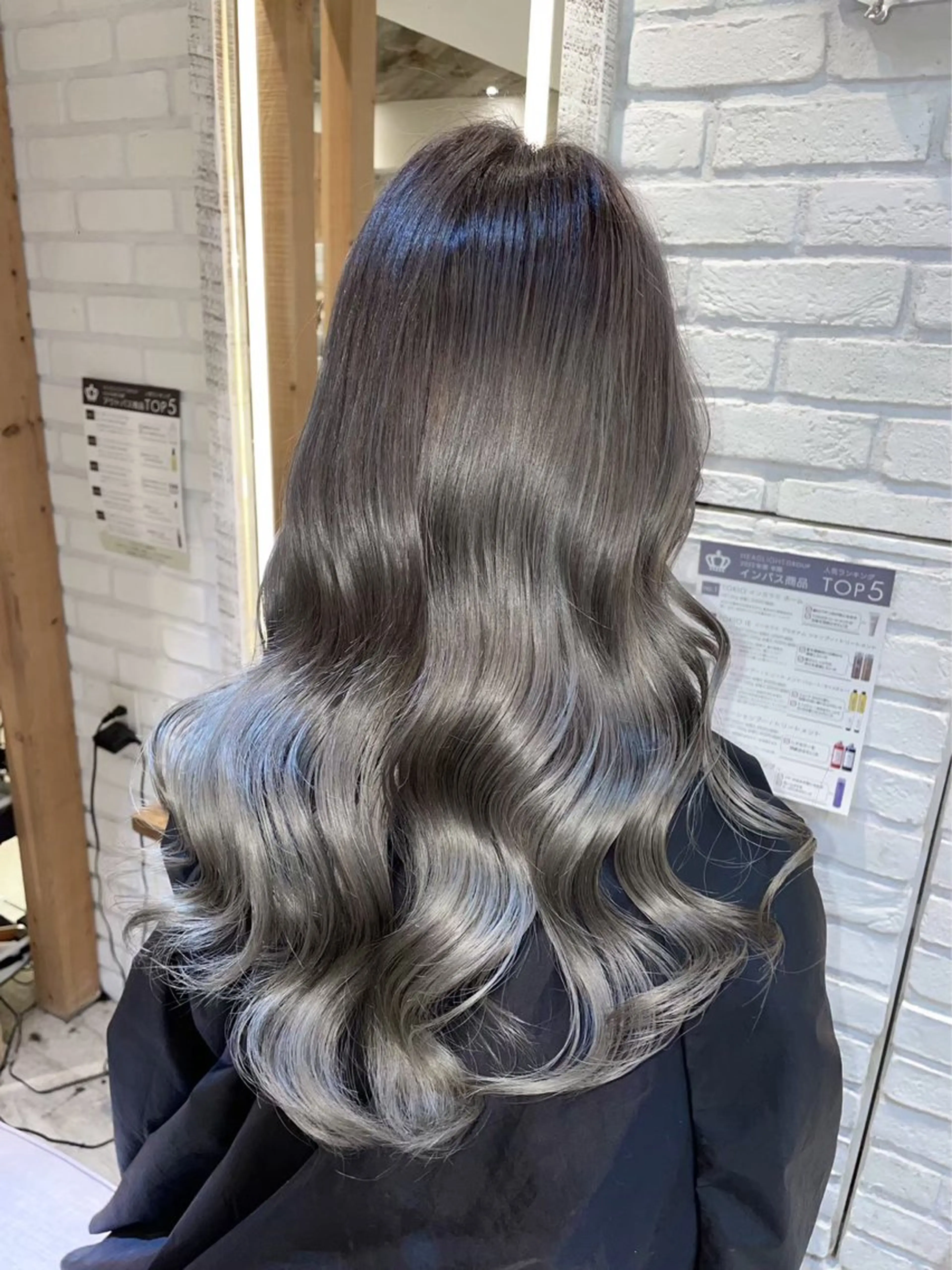 ロング シールエクステ ボブ エクステ ハイライト 髪質改善 🦋韓国hair🦋 エクステ店長sakiのヘアスタイル