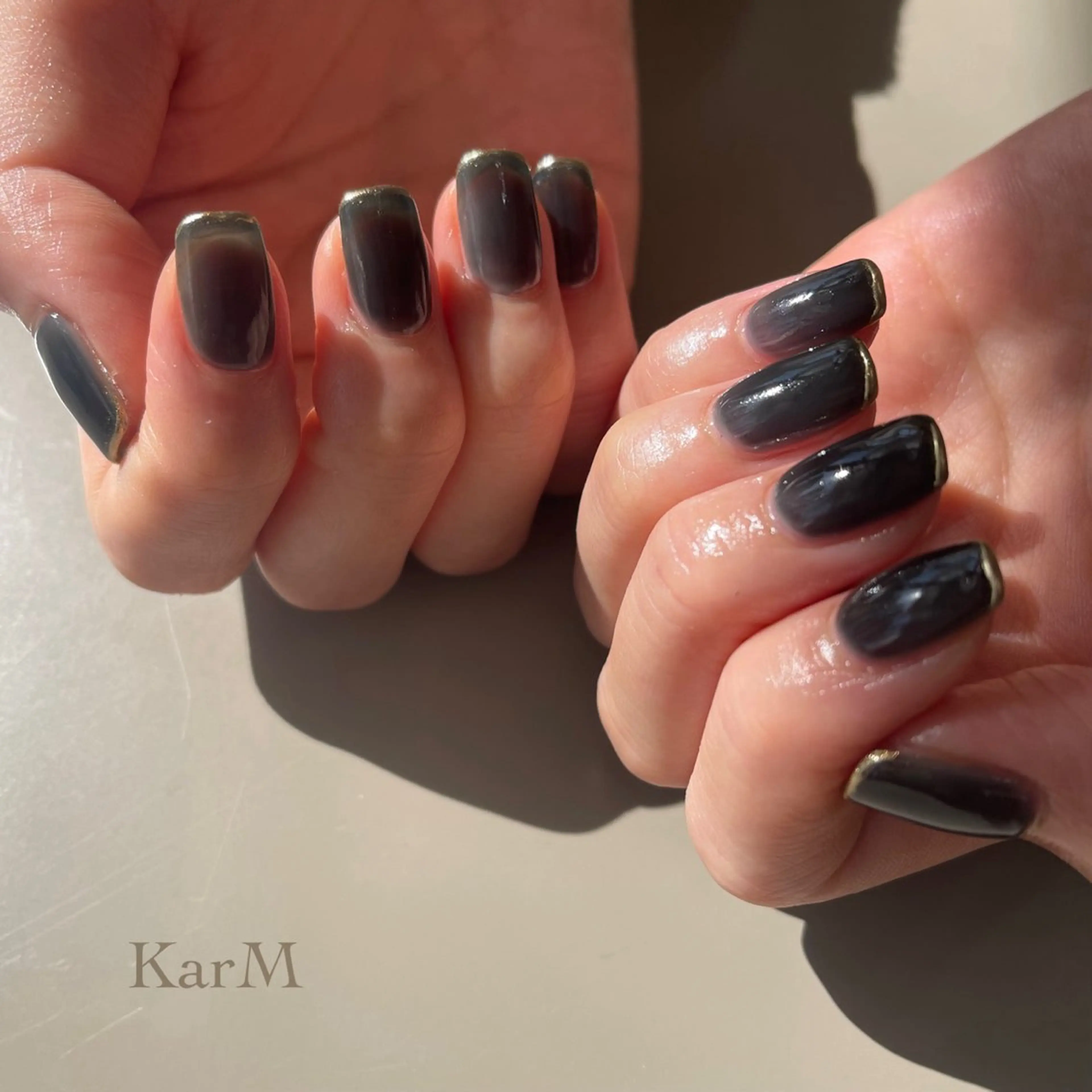 ネイル アートネイル オーロラネイル チークネイル フットネイル フレンチネイル ハンドネイル ogino karinのネイルデザイン