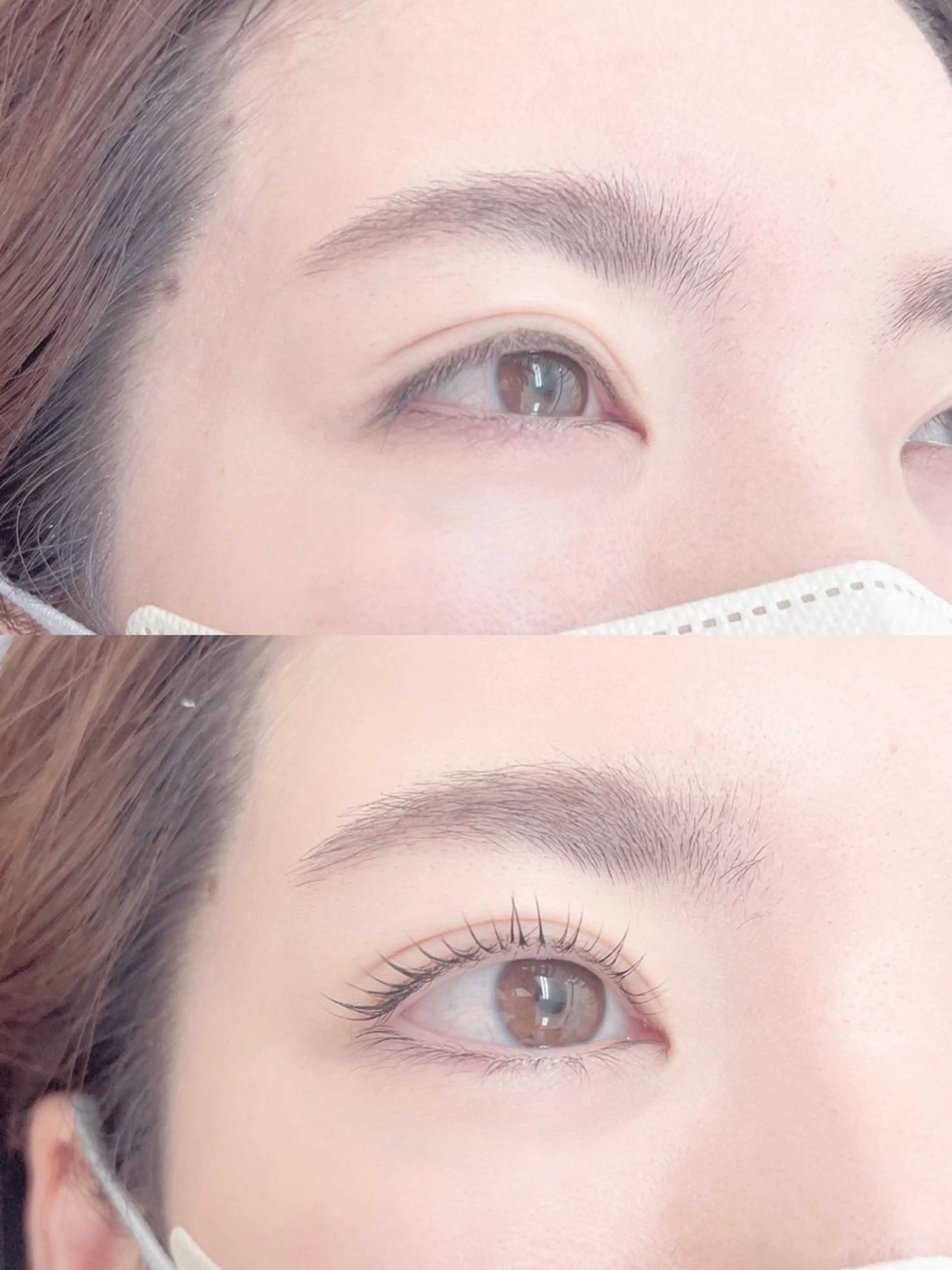 マツエク・マツパ 束感まつ毛 マツパ 桜 杏奈のマツエク・マツパデザイン