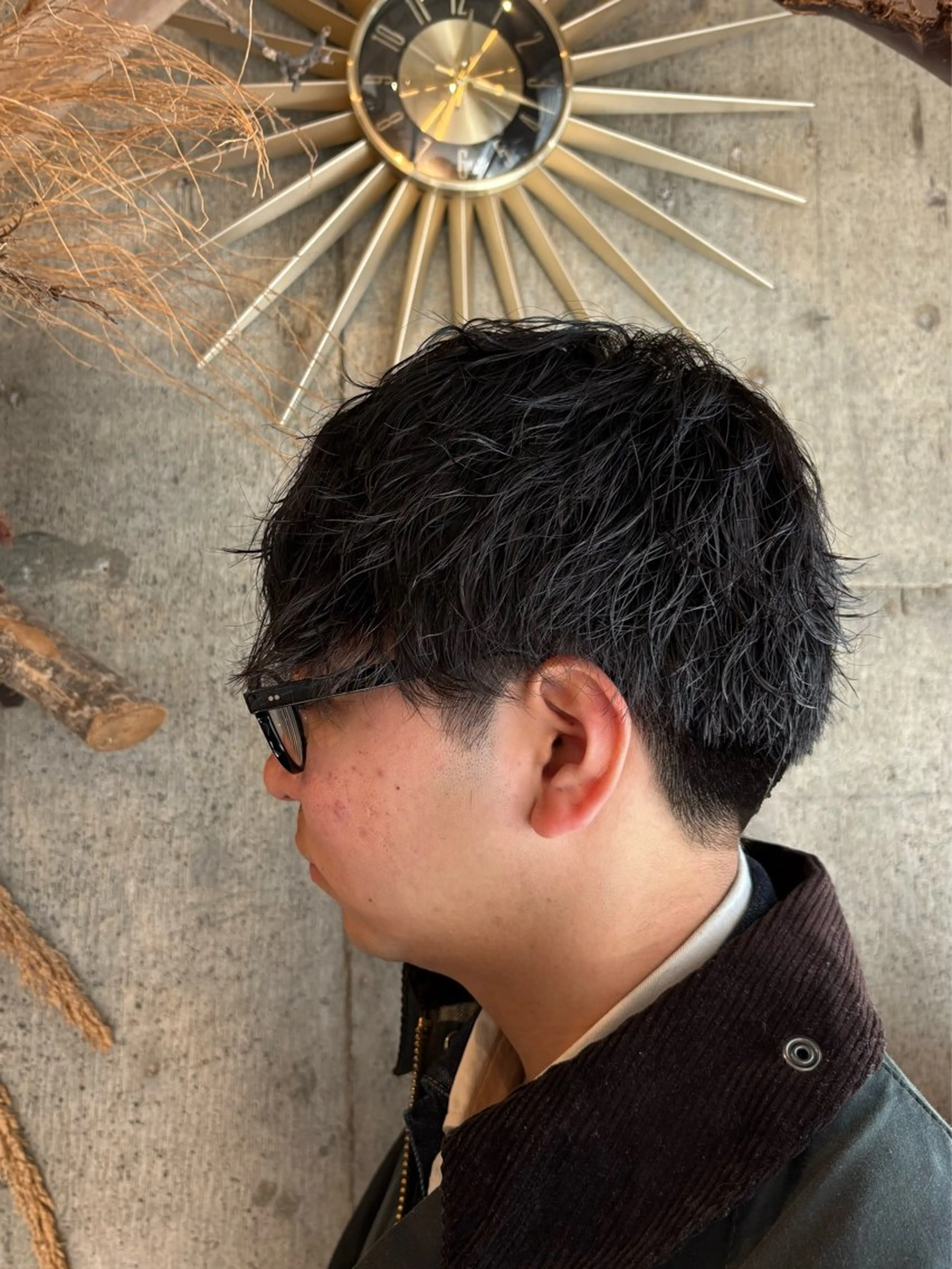 ショート パーマ メンズ 刈り上げ カット パーマ ヘッドスパ I'sm KOUSAKUのヘアスタイル