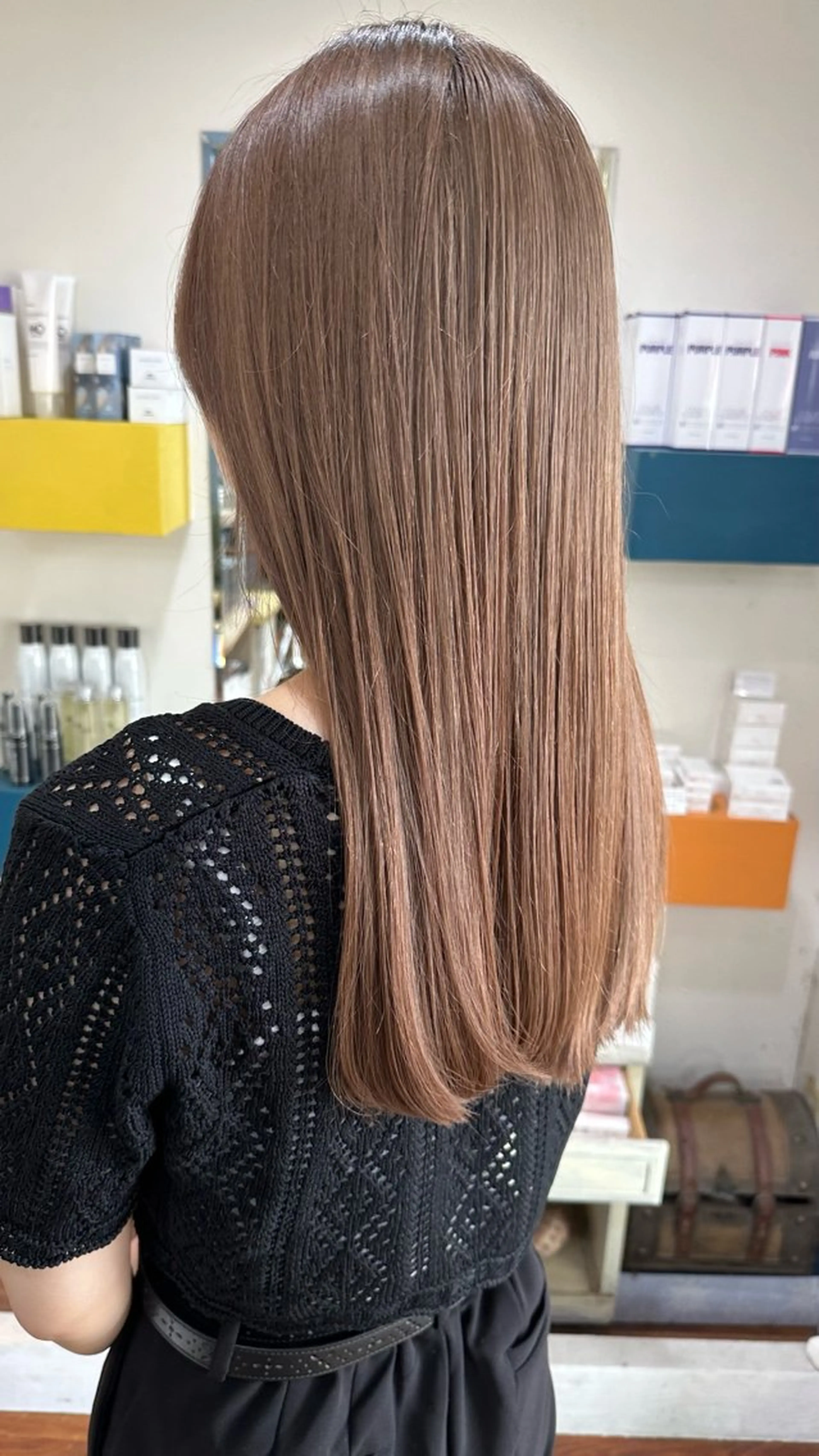 ロング カラー 低ダメージカラー/ 髪質改善/粟田翔太のヘアスタイル